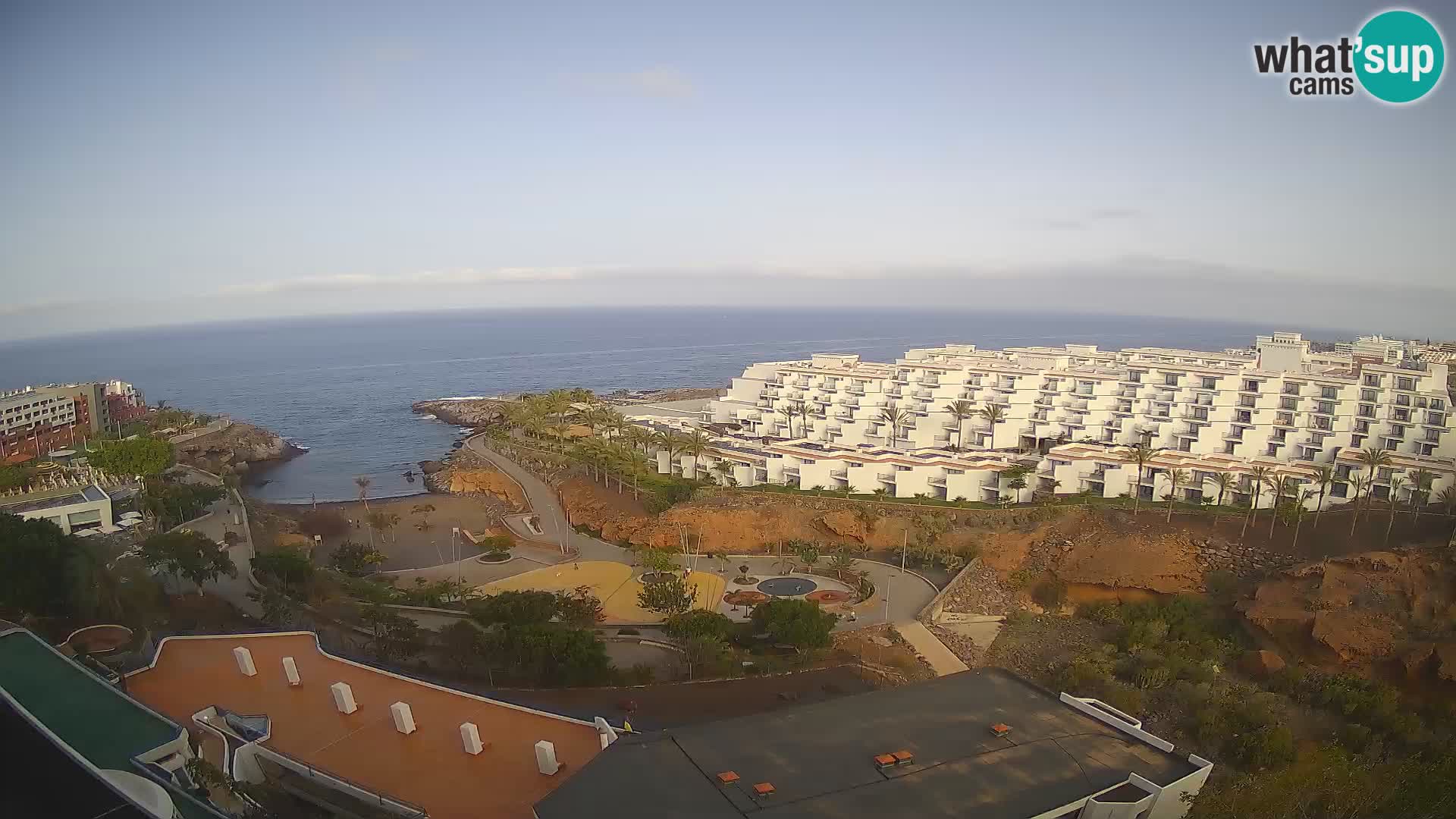 Live webcam Playa de Las Galgas – Playa Paraiso – La Gomera island – Adeje – Tenerife