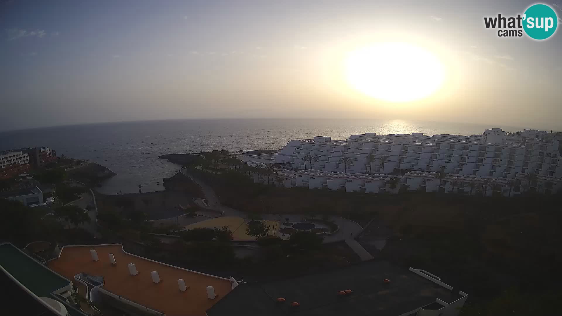 Live webcam Playa de Las Galgas – Playa Paraiso – La Gomera island – Adeje – Tenerife