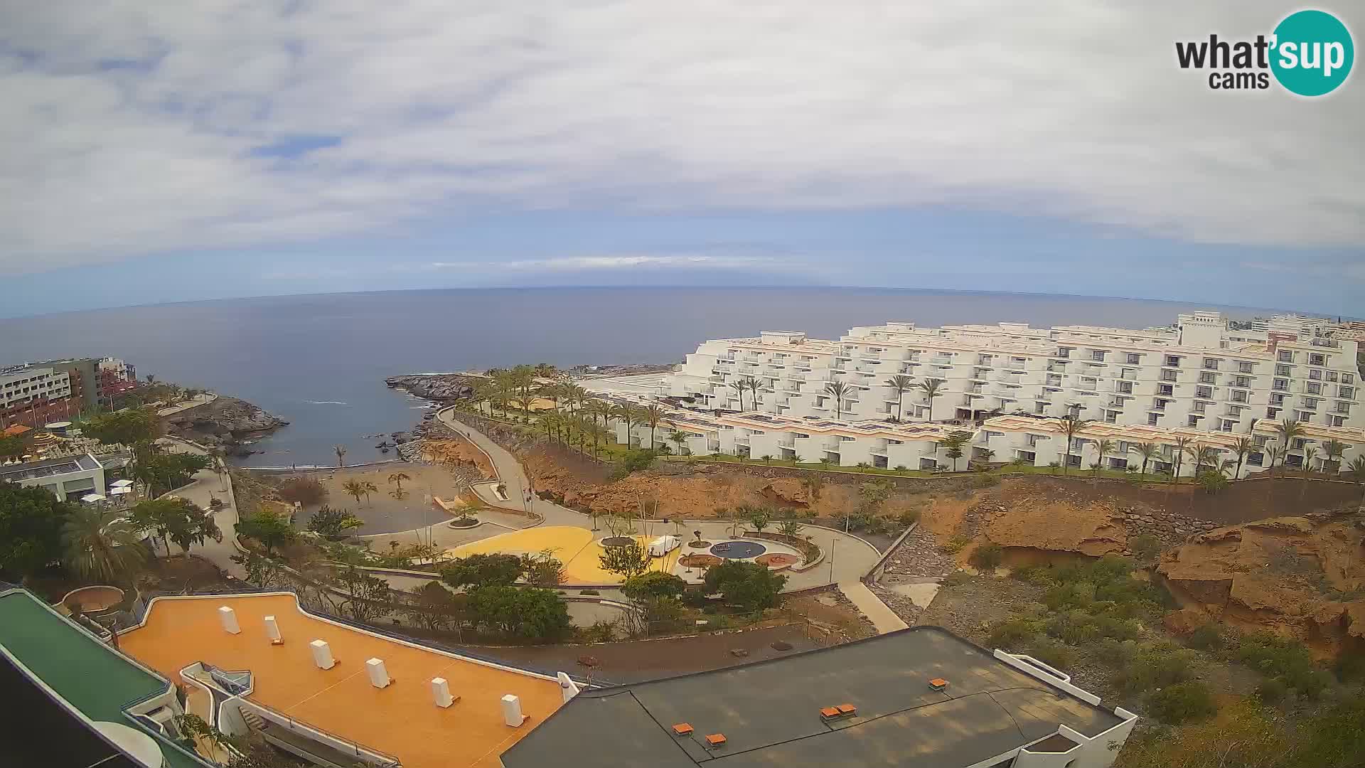 Web kamera uživo Playa de Las Galgas – Playa Paraiso – otok La Gomera – Costa Adeje – Tenerife