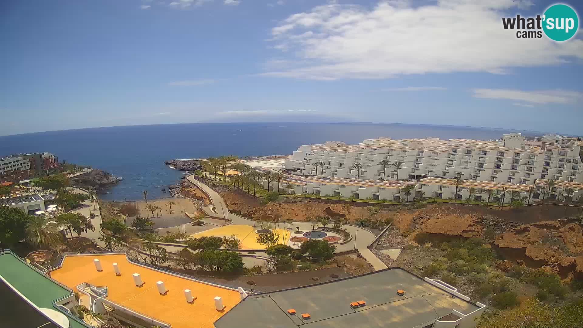 Webcam en direct Playa de Las Galgas – Playa Paraiso – île de La Gomera – Costa Adeje – Tenerife