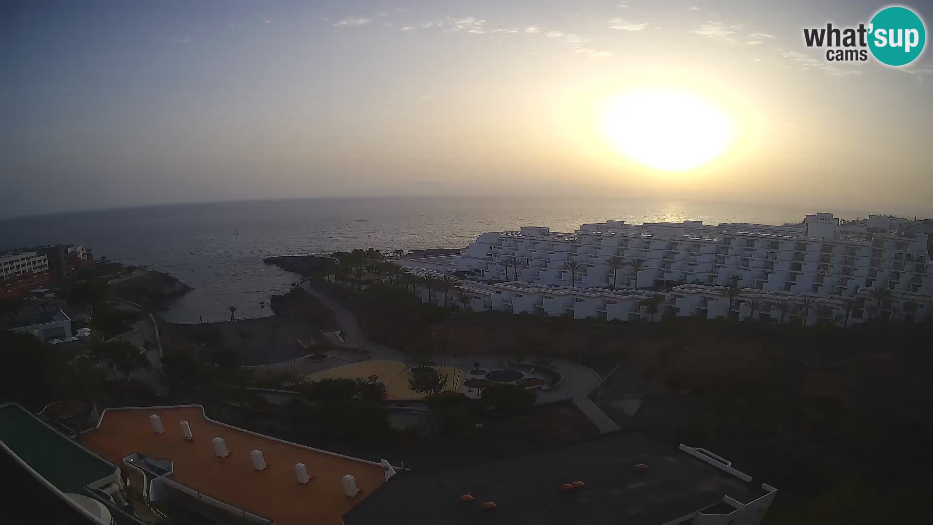 Live webcam Playa de Las Galgas – Playa Paraiso – La Gomera island – Adeje – Tenerife