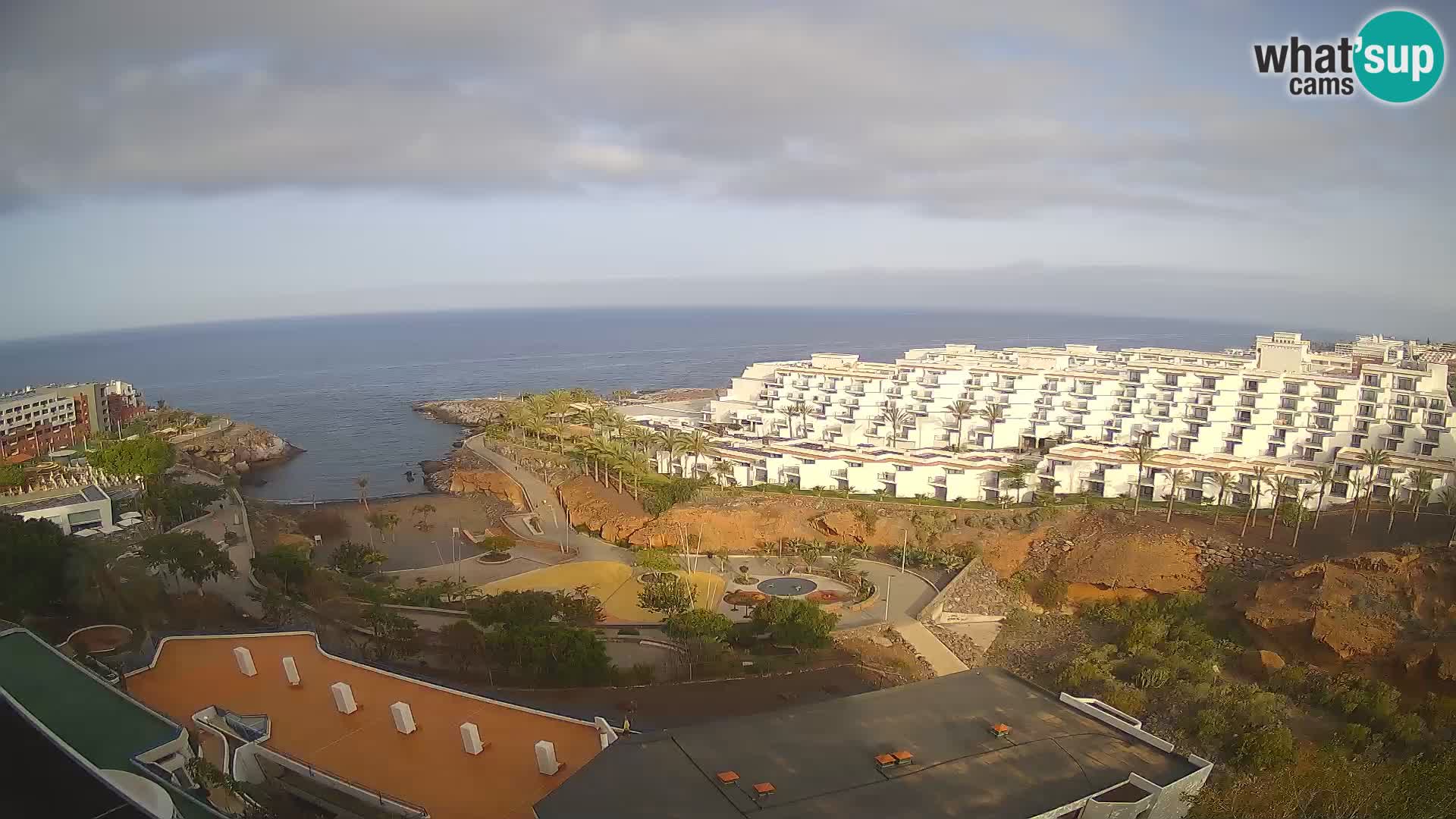 Live webcam Playa de Las Galgas – Playa Paraiso – La Gomera island – Adeje – Tenerife