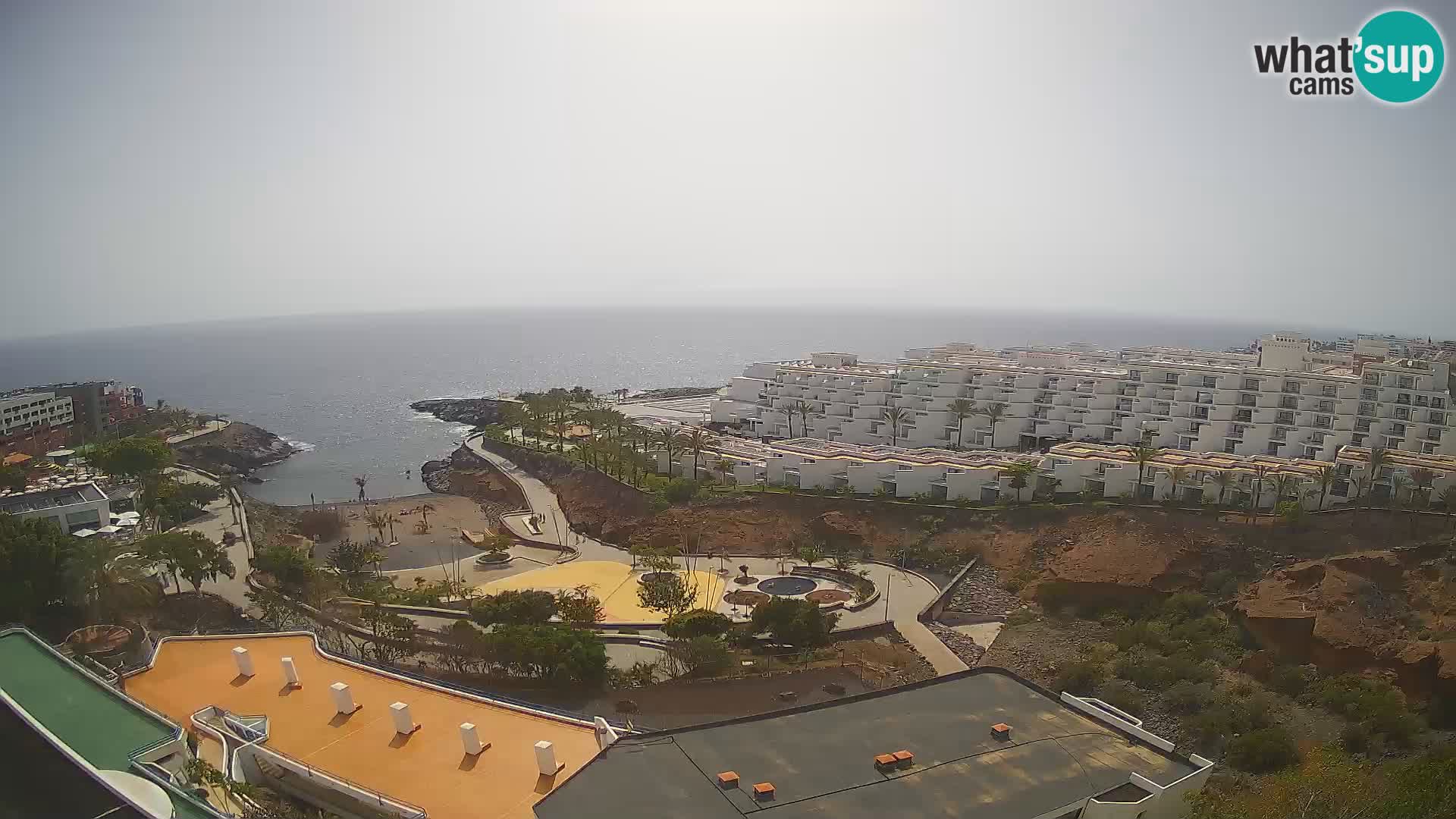 Spletna kamera v živo Las Galgas plaža – Playa Paraiso – otok La Gomera – Costa Adeje – Tenerife