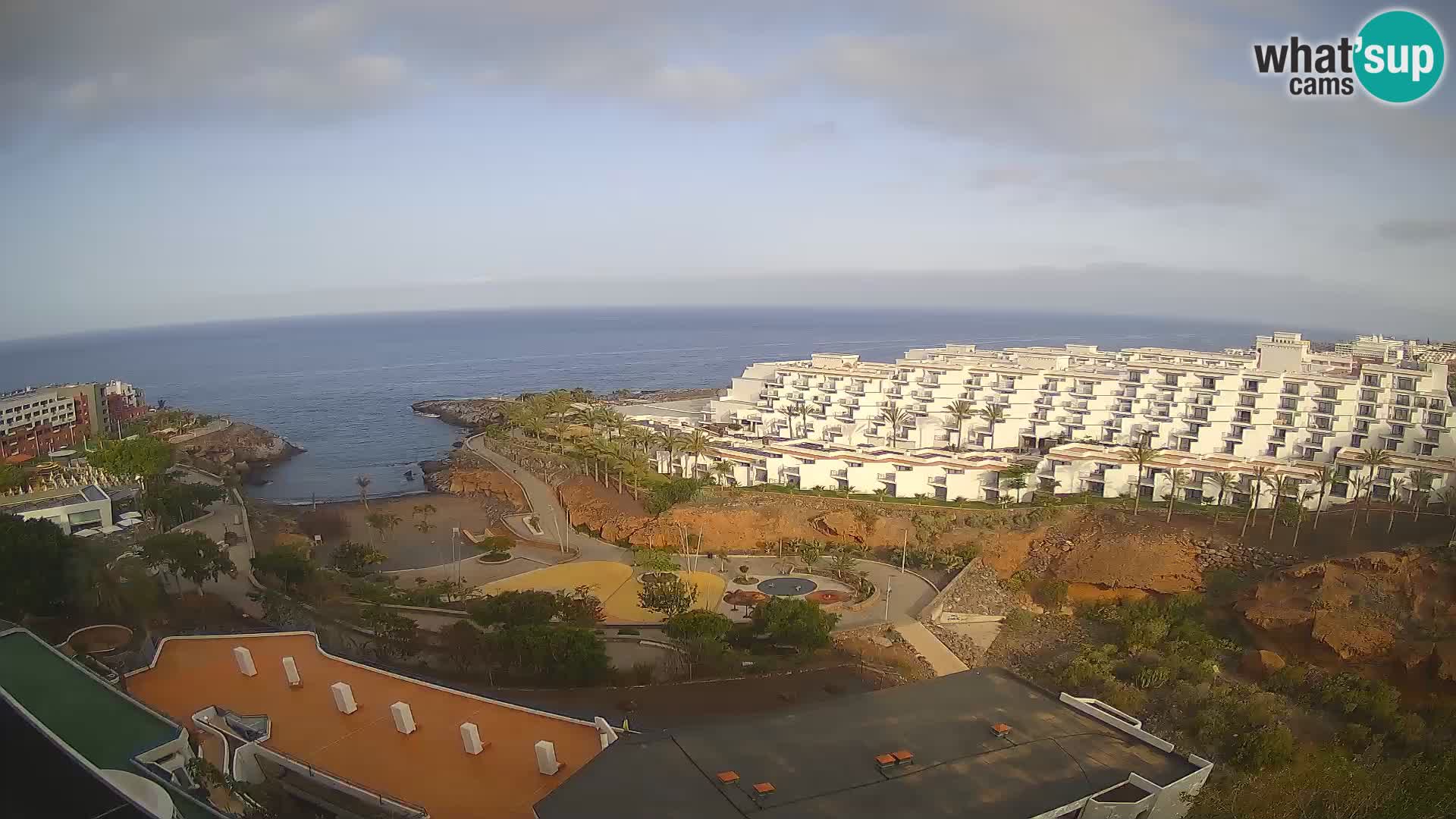 Live webcam Playa de Las Galgas – Playa Paraiso – La Gomera island – Adeje – Tenerife