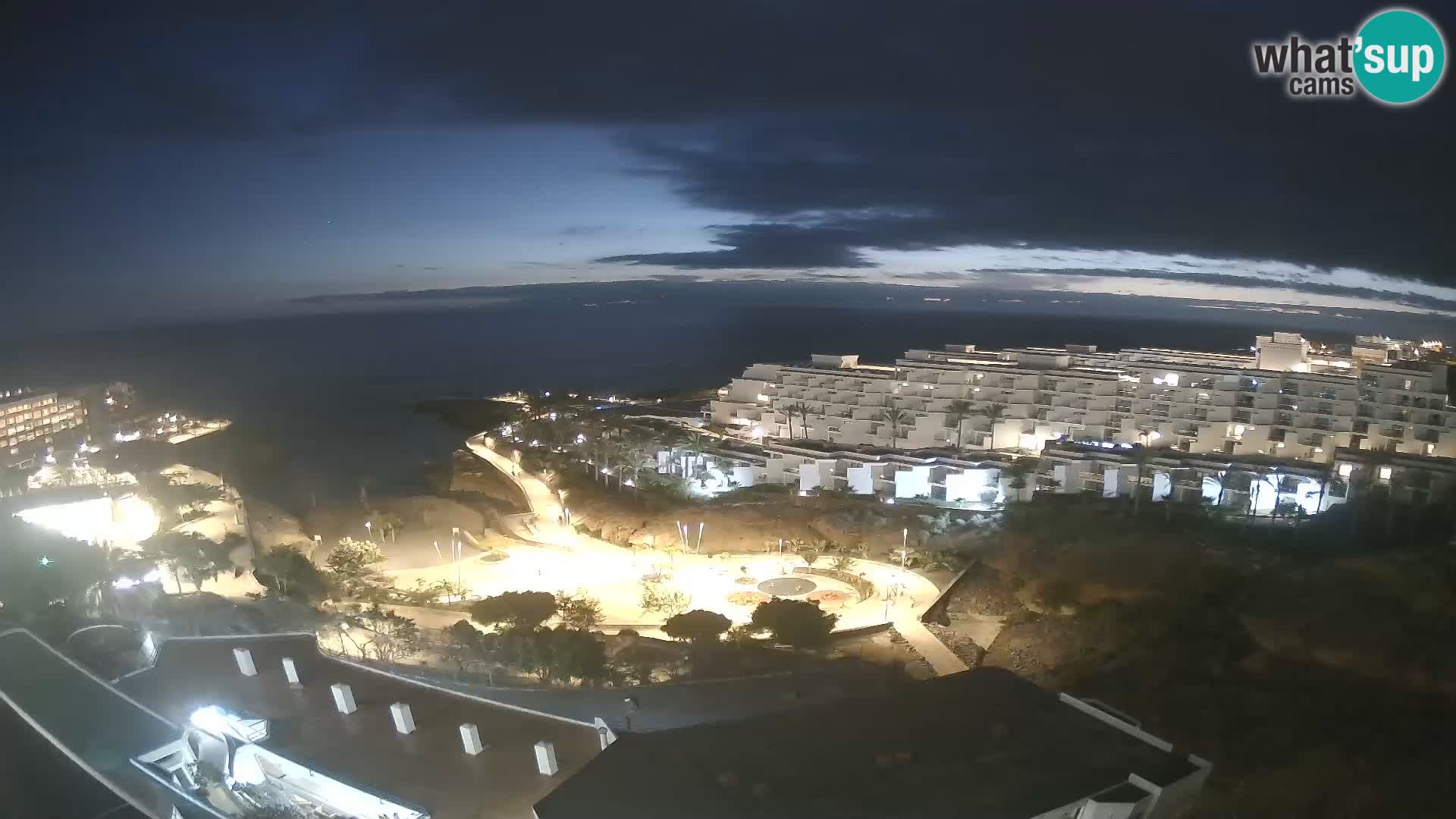 Live webcam Playa de Las Galgas – Playa Paraiso – La Gomera island – Adeje – Tenerife