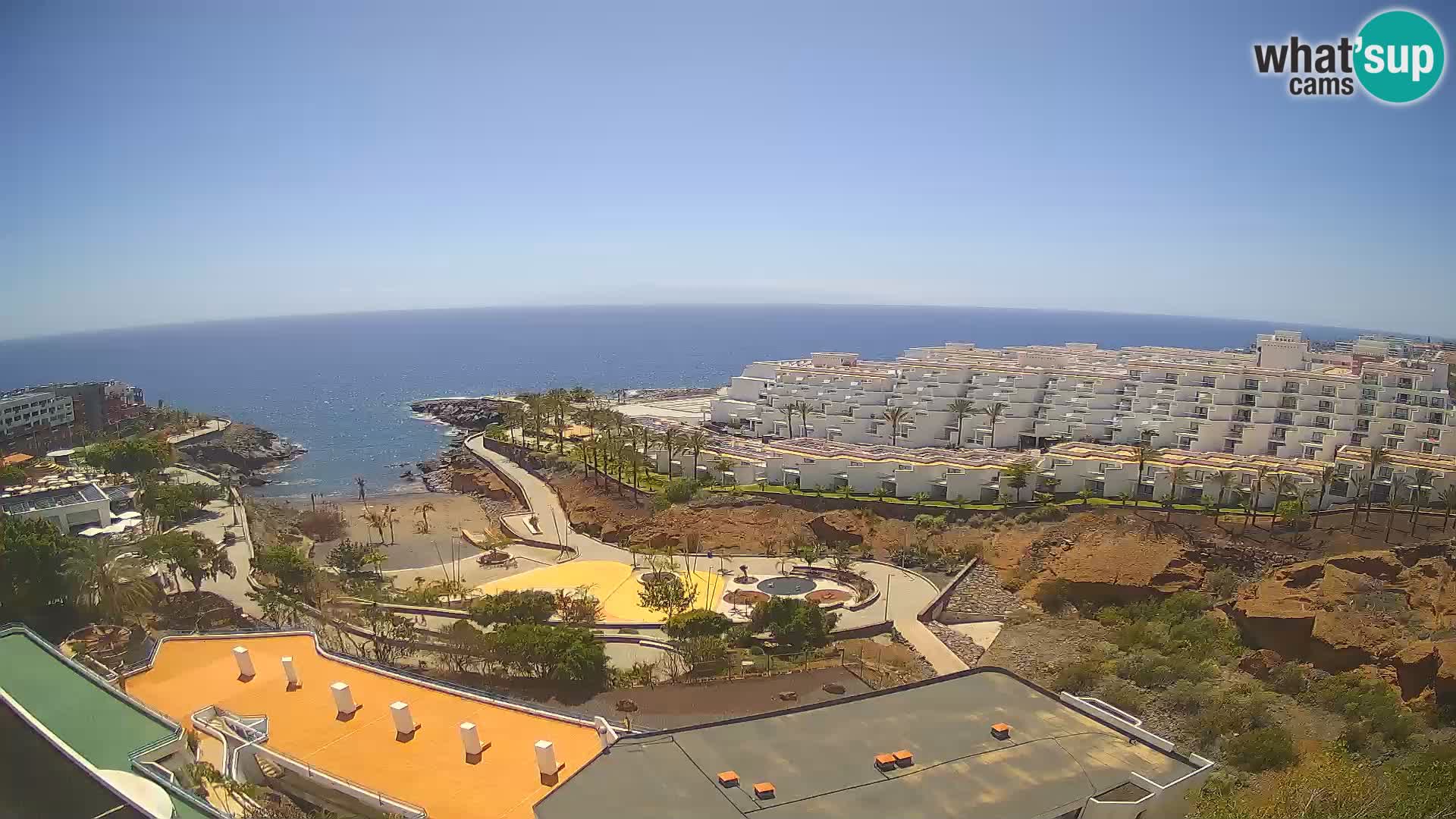 Web kamera uživo Playa de Las Galgas – Playa Paraiso – otok La Gomera – Costa Adeje – Tenerife