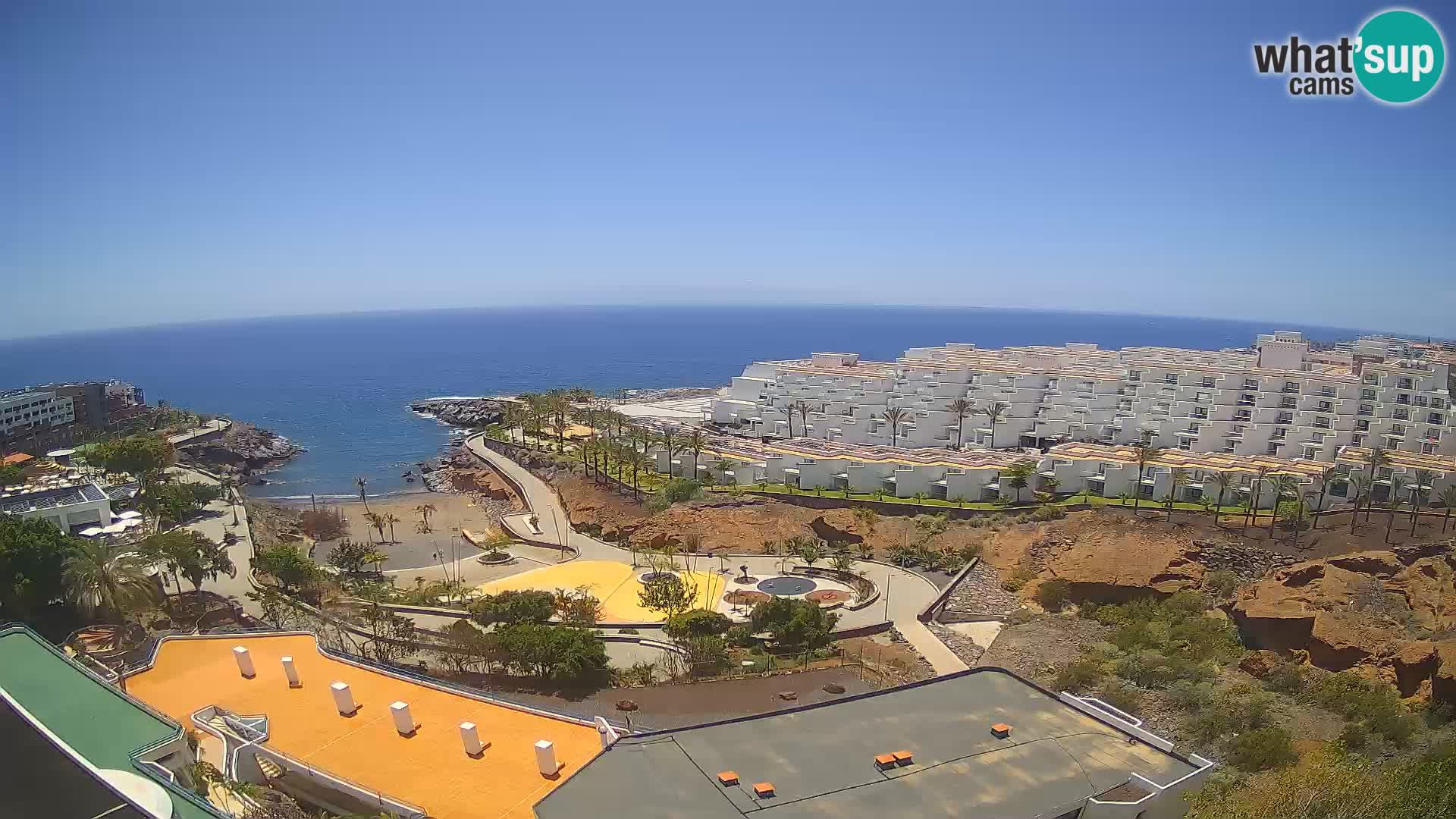 Webcam en vivo Playa de Las Galgas – Playa Paraíso – Isla de La Gomera – Costa Adeje – Tenerife