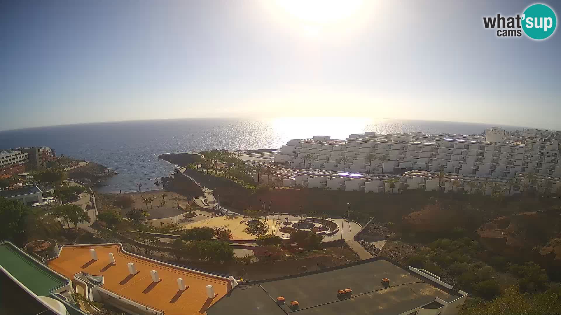 Spletna kamera v živo Las Galgas plaža – Playa Paraiso – otok La Gomera – Costa Adeje – Tenerife