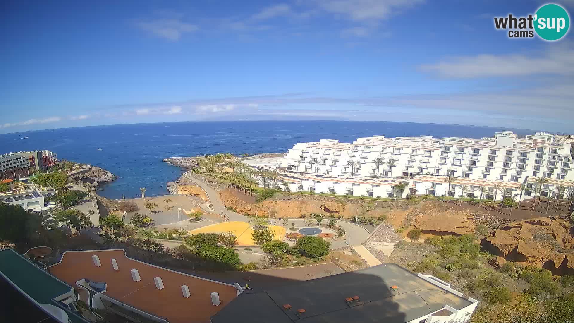 Live-Webcam Las Galgas Strand – Playa Paraiso – Insel La Gomera – Costa Adeje – Teneriffa