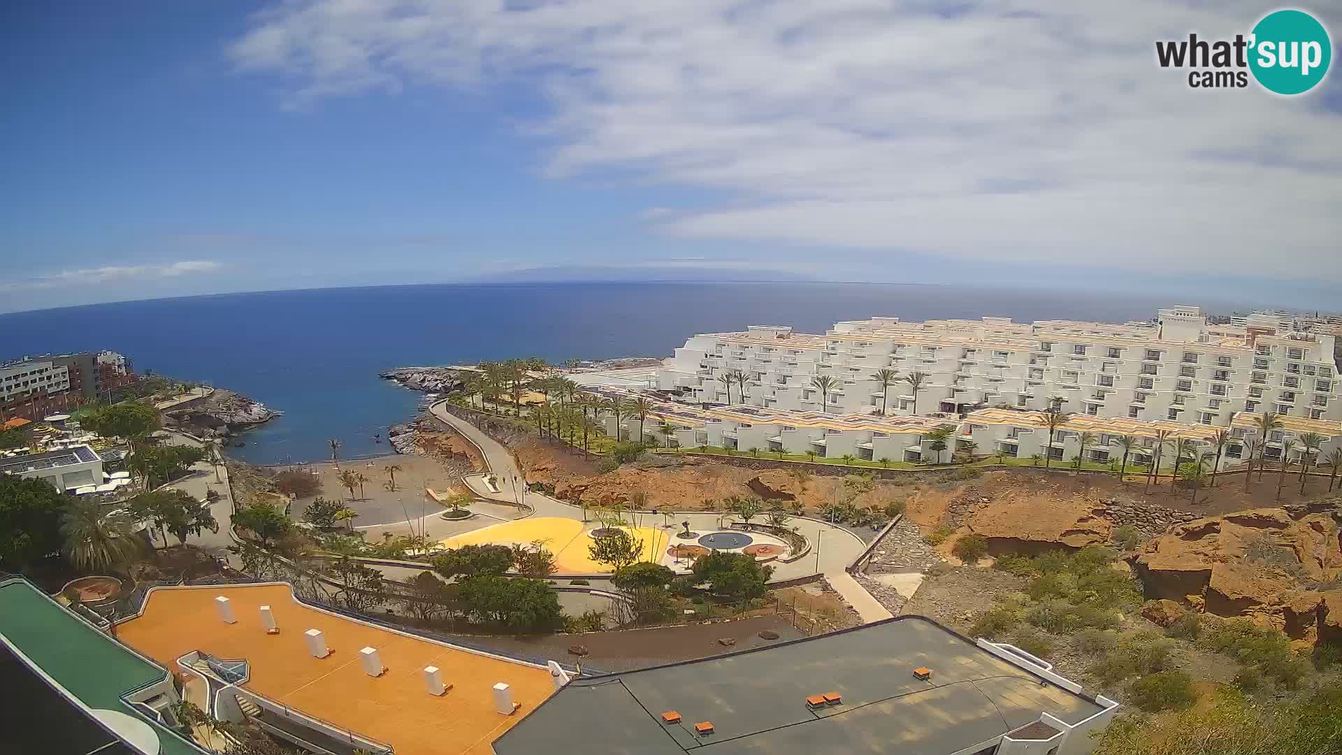 Live-Webcam Las Galgas Strand – Playa Paraiso – Insel La Gomera – Costa Adeje – Teneriffa