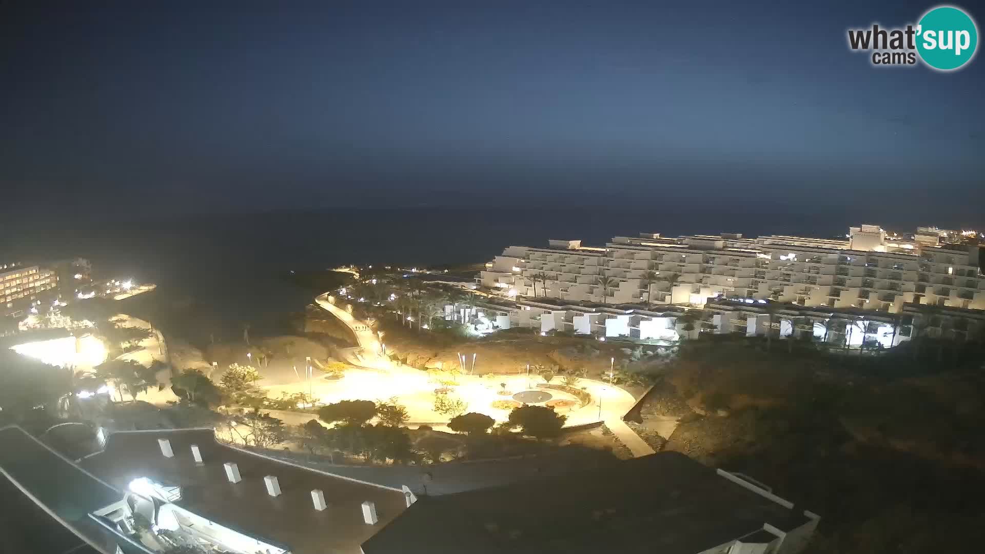 Live webcam Playa de Las Galgas – Playa Paraiso – La Gomera island – Adeje – Tenerife