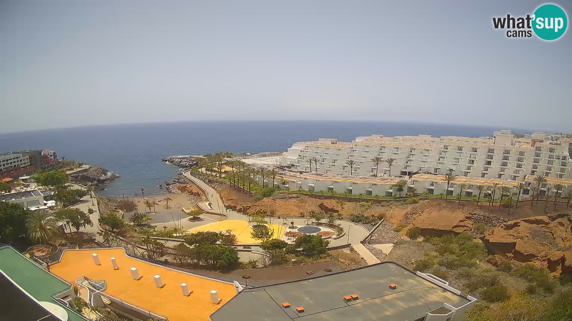 Live webcam Playa de Las Galgas – Playa Paraiso – La Gomera island – Adeje – Tenerife