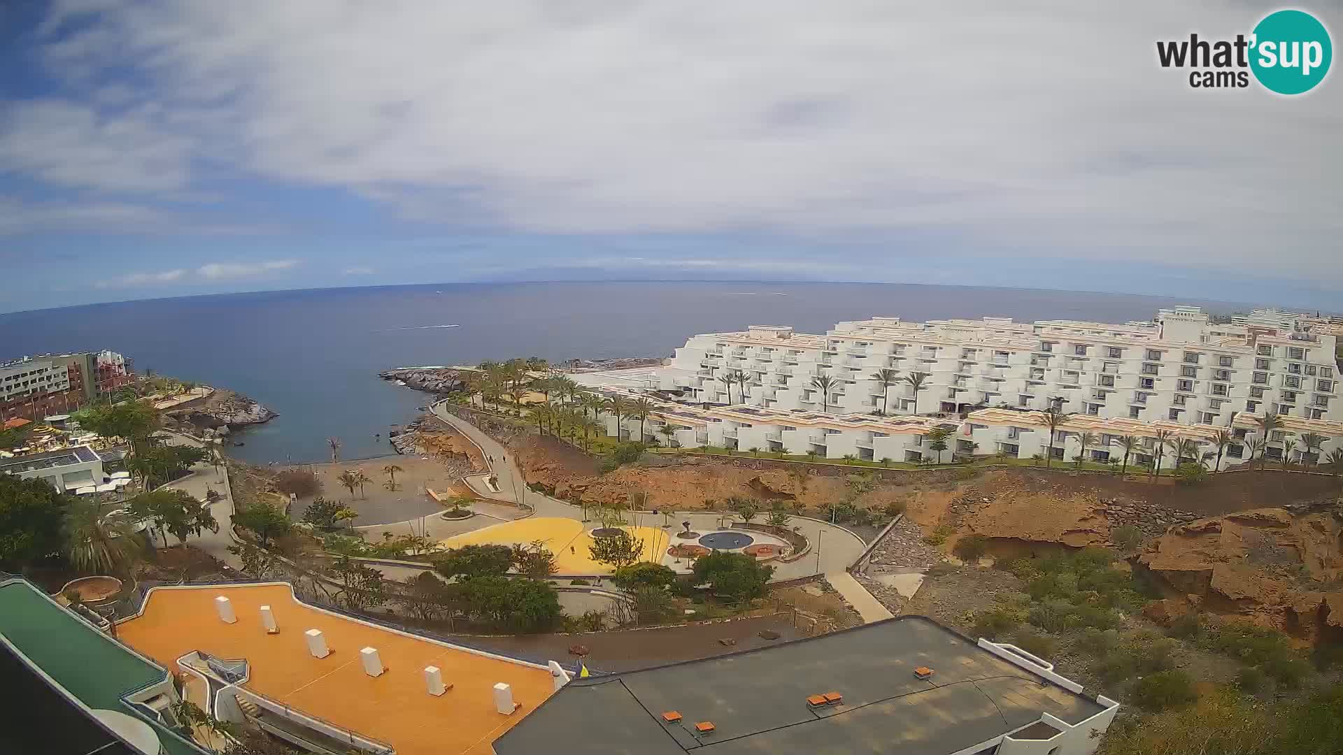 Webcam live spiaggia Las Galgas – Playa Paraiso – Isola La Gomera – Costa Adeje – Tenerife