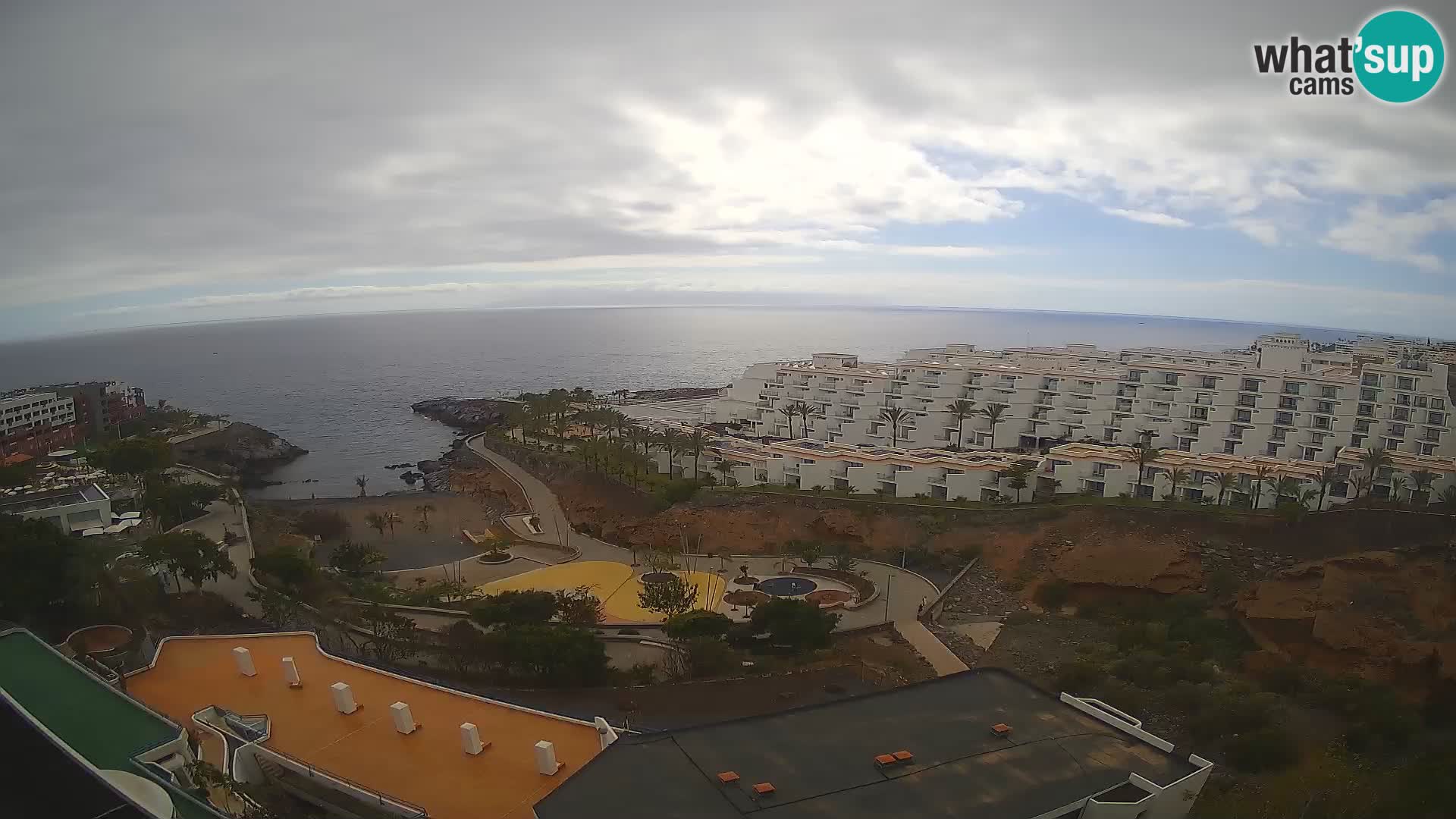 Spletna kamera v živo Las Galgas plaža – Playa Paraiso – otok La Gomera – Costa Adeje – Tenerife