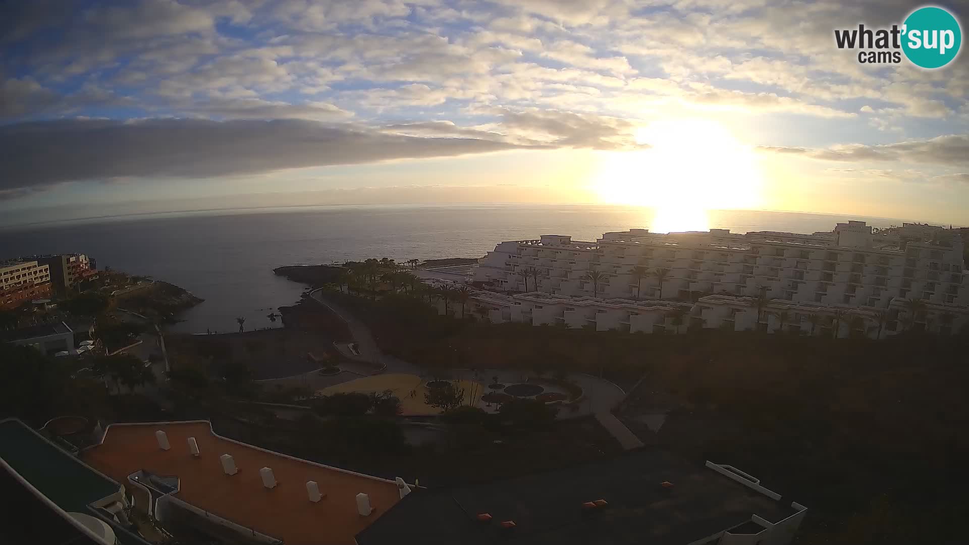 Live webcam Playa de Las Galgas – Playa Paraiso – La Gomera island – Adeje – Tenerife