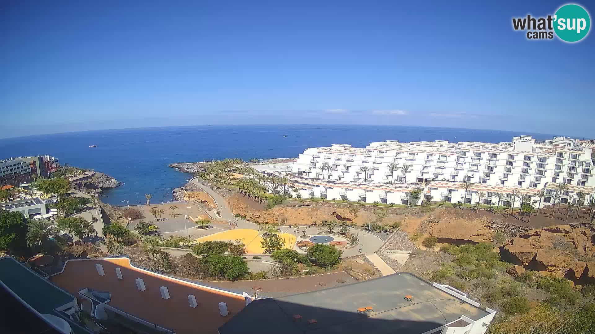 Web kamera uživo Playa de Las Galgas – Playa Paraiso – otok La Gomera – Costa Adeje – Tenerife