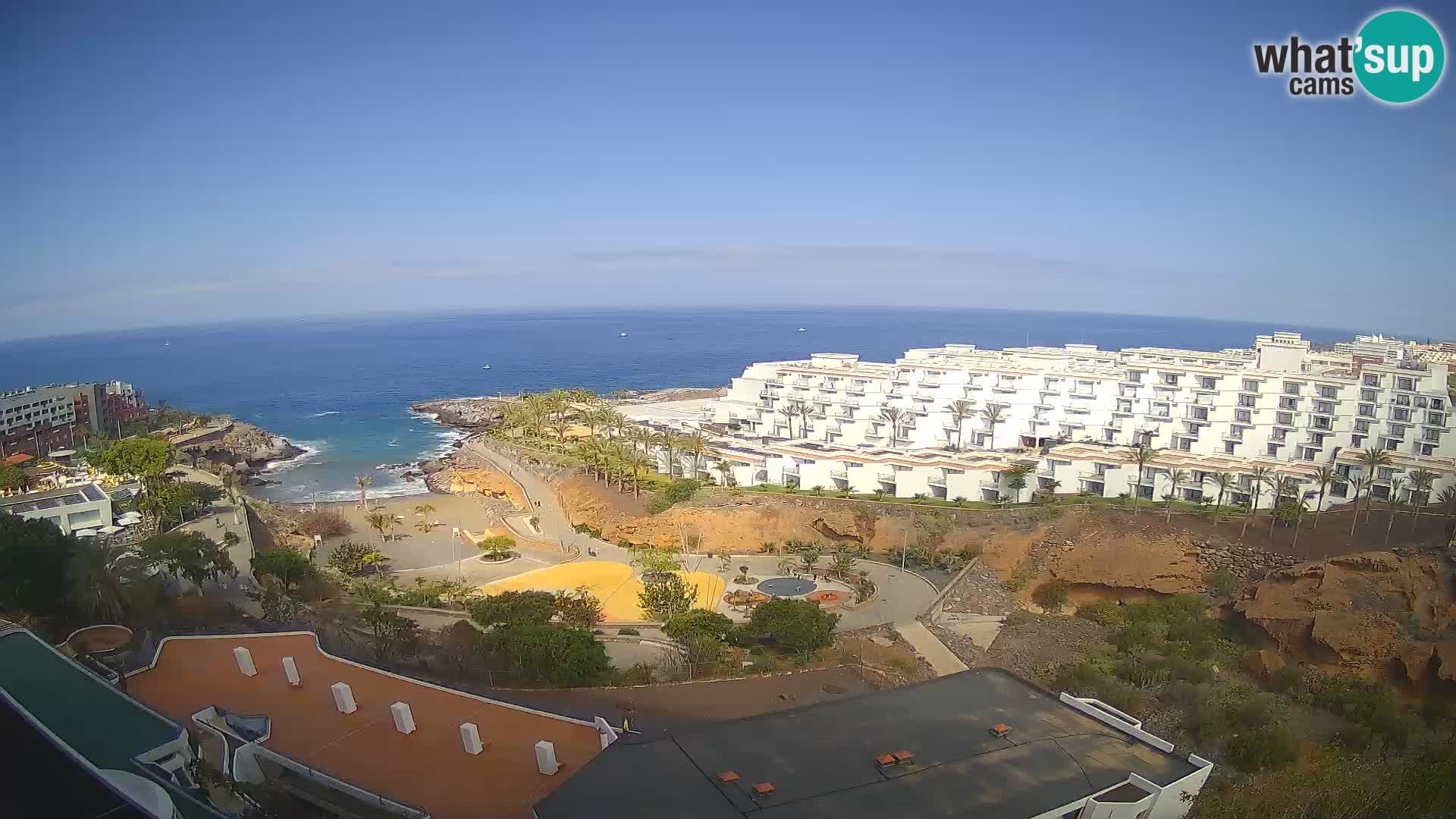 Live-Webcam Las Galgas Strand – Playa Paraiso – Insel La Gomera – Costa Adeje – Teneriffa