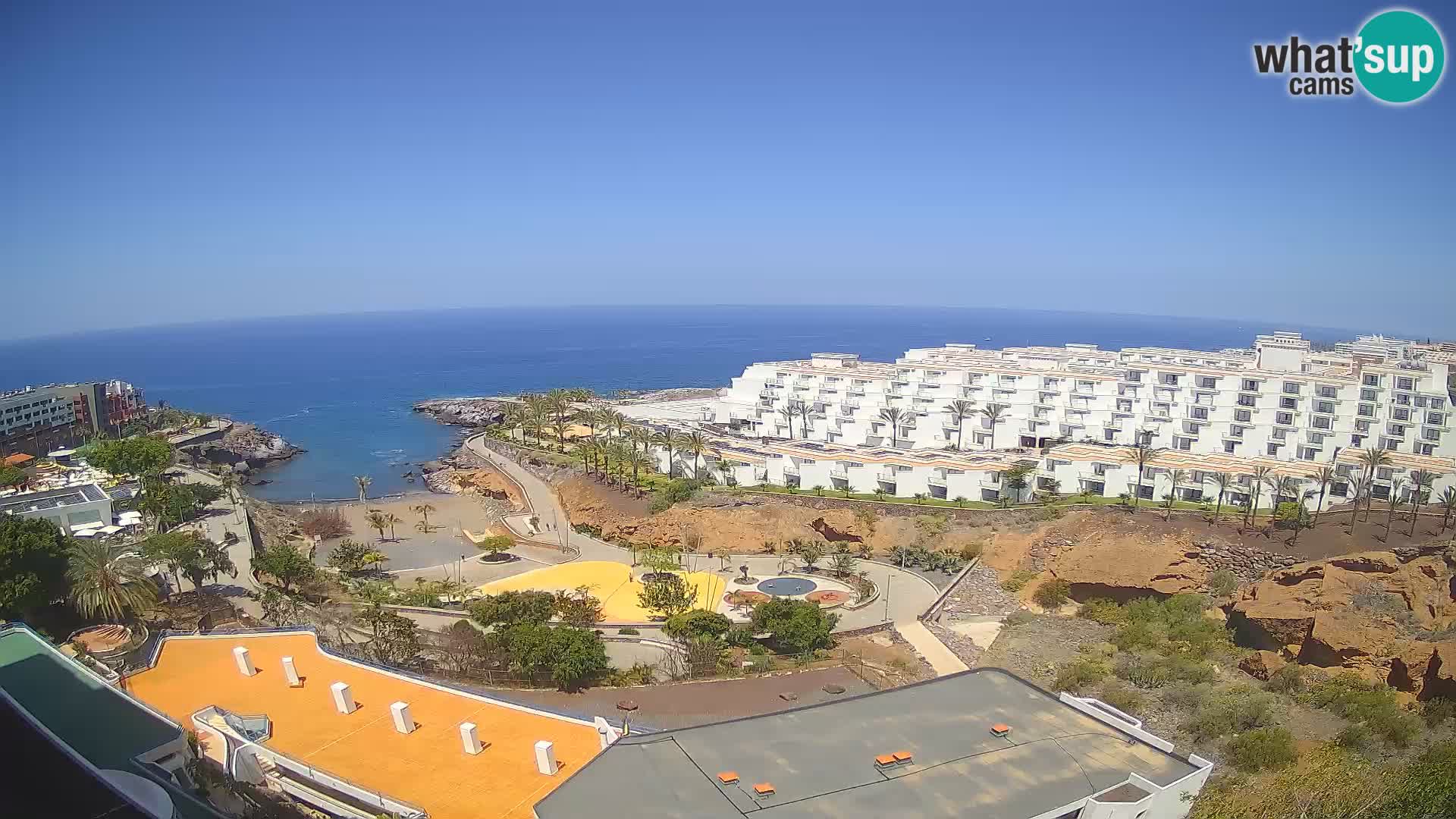 Webcam en vivo Playa de Las Galgas – Playa Paraíso – Isla de La Gomera – Costa Adeje – Tenerife