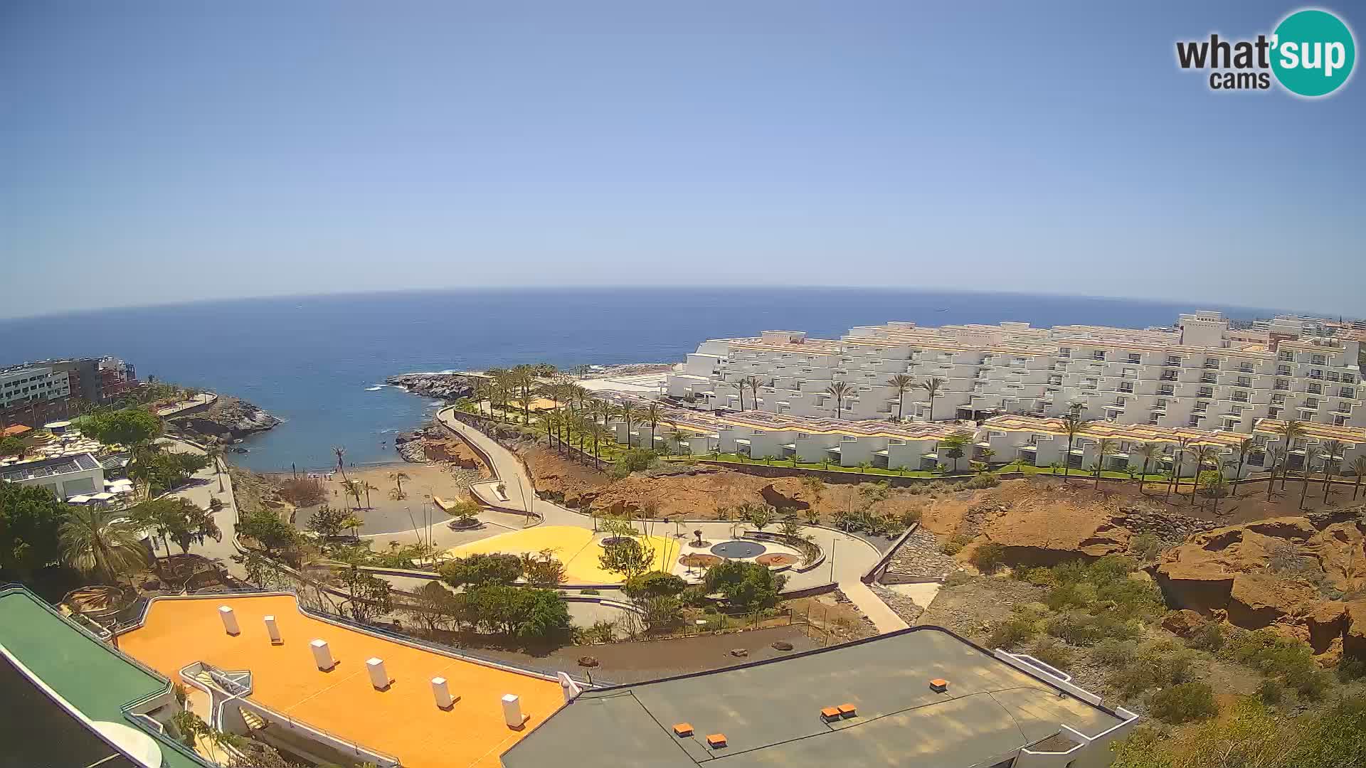 Webcam en direct Playa de Las Galgas – Playa Paraiso – île de La Gomera – Costa Adeje – Tenerife