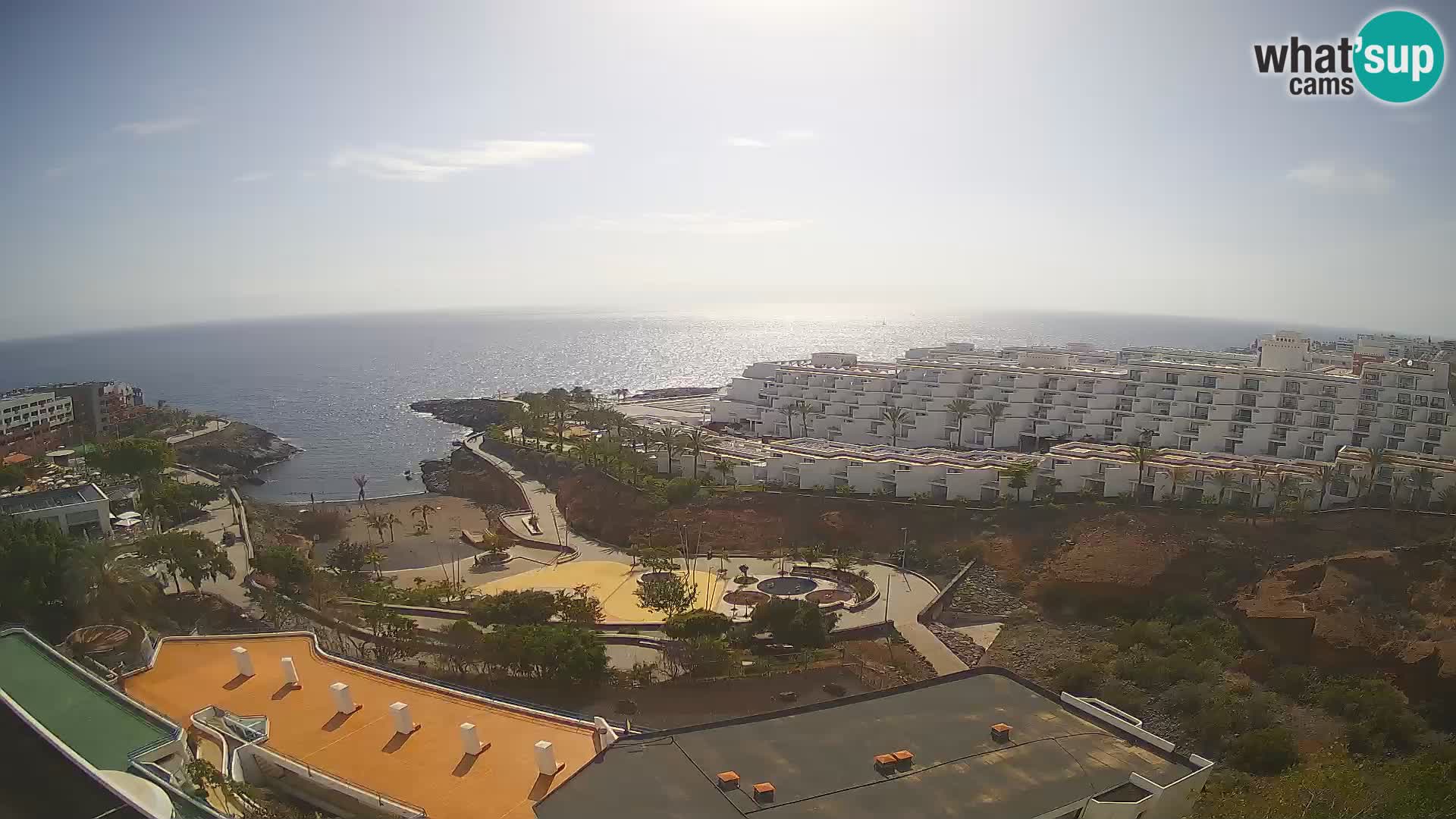 Spletna kamera v živo Las Galgas plaža – Playa Paraiso – otok La Gomera – Costa Adeje – Tenerife