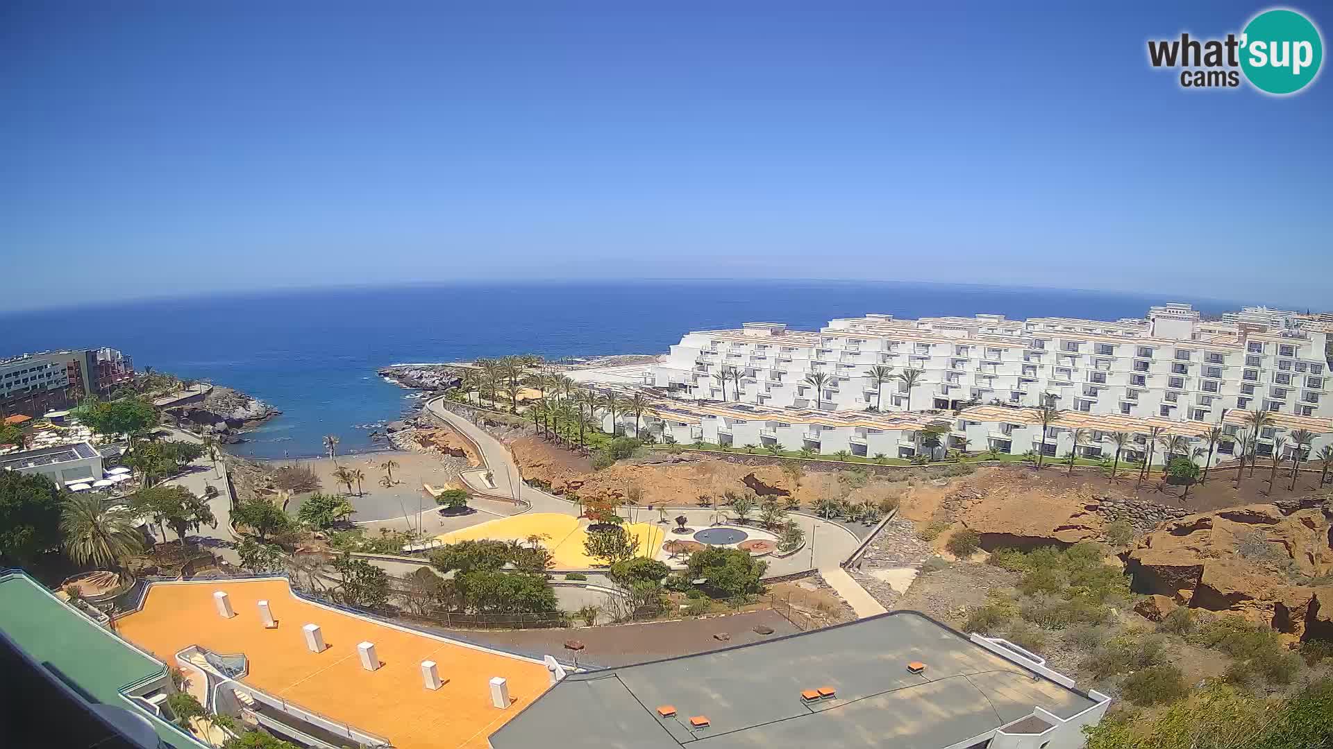 Webcam en direct Playa de Las Galgas – Playa Paraiso – île de La Gomera – Costa Adeje – Tenerife
