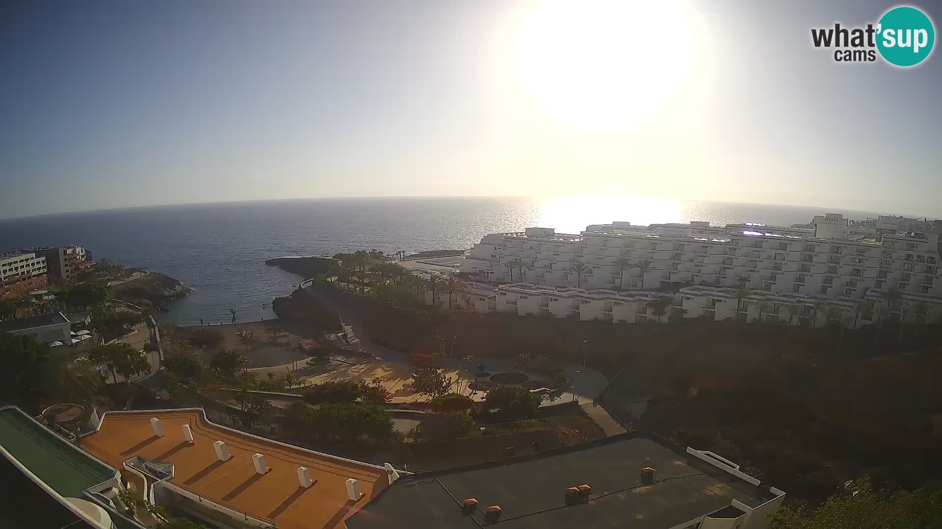 Spletna kamera v živo Las Galgas plaža – Playa Paraiso – otok La Gomera – Costa Adeje – Tenerife