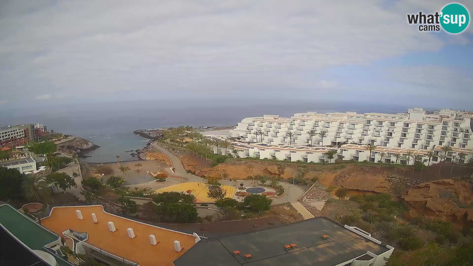 Live webcam Playa de Las Galgas – Playa Paraiso – La Gomera island – Adeje – Tenerife