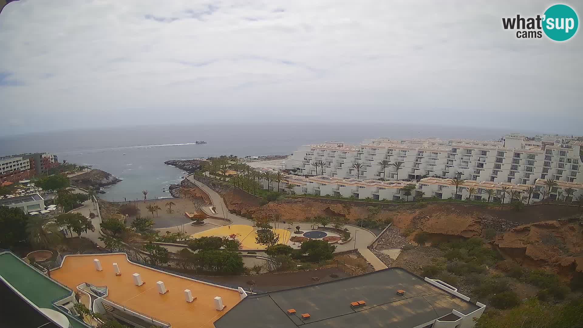 Spletna kamera v živo Las Galgas plaža – Playa Paraiso – otok La Gomera – Costa Adeje – Tenerife