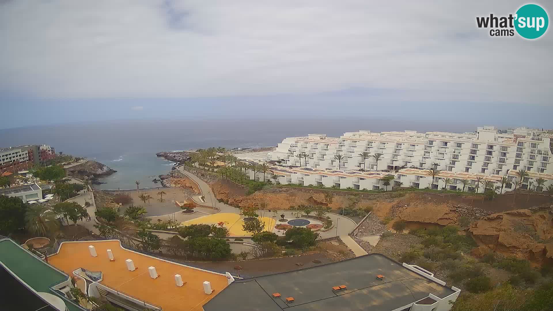 Spletna kamera v živo Las Galgas plaža – Playa Paraiso – otok La Gomera – Costa Adeje – Tenerife