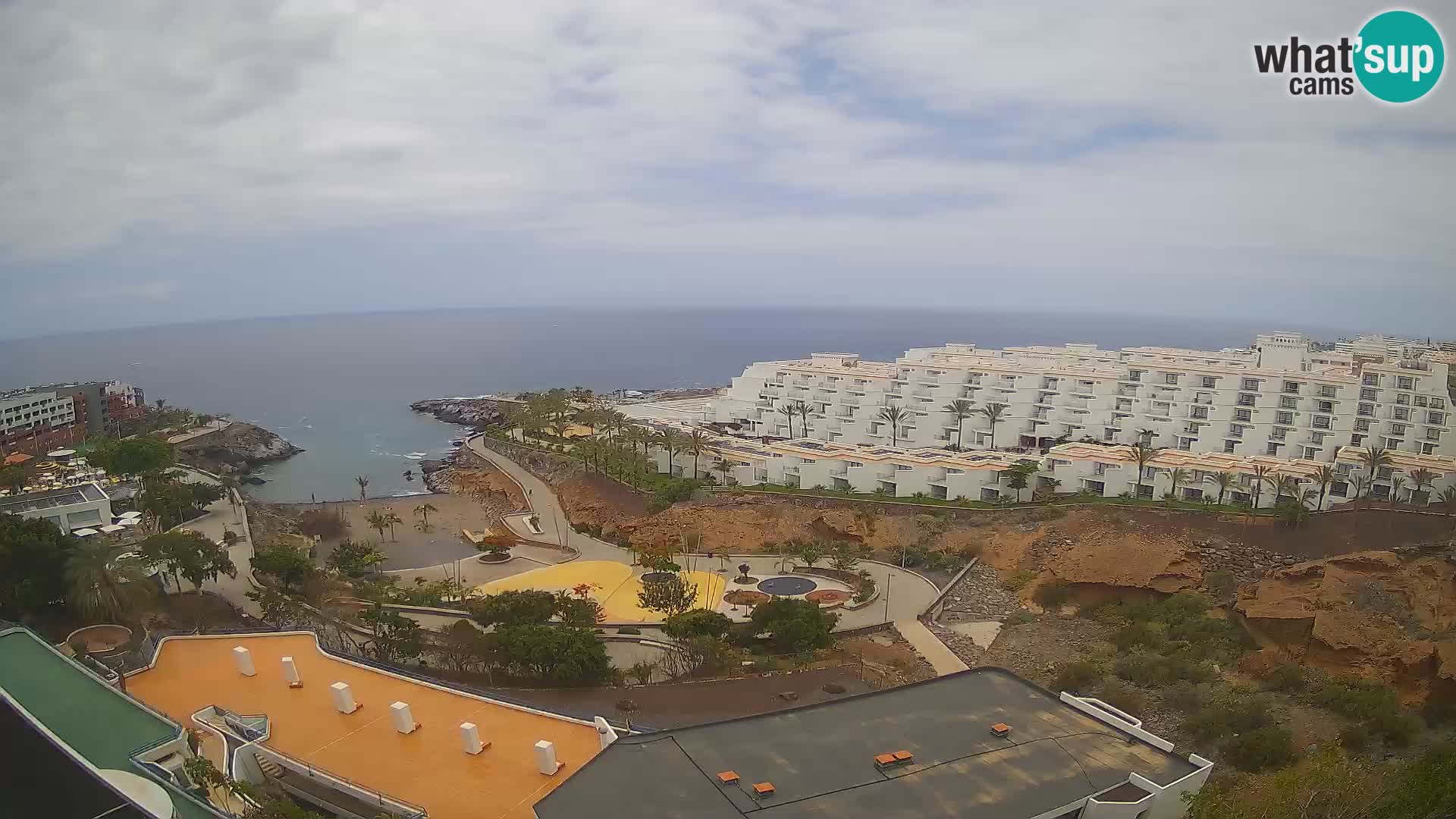 Spletna kamera v živo Las Galgas plaža – Playa Paraiso – otok La Gomera – Costa Adeje – Tenerife
