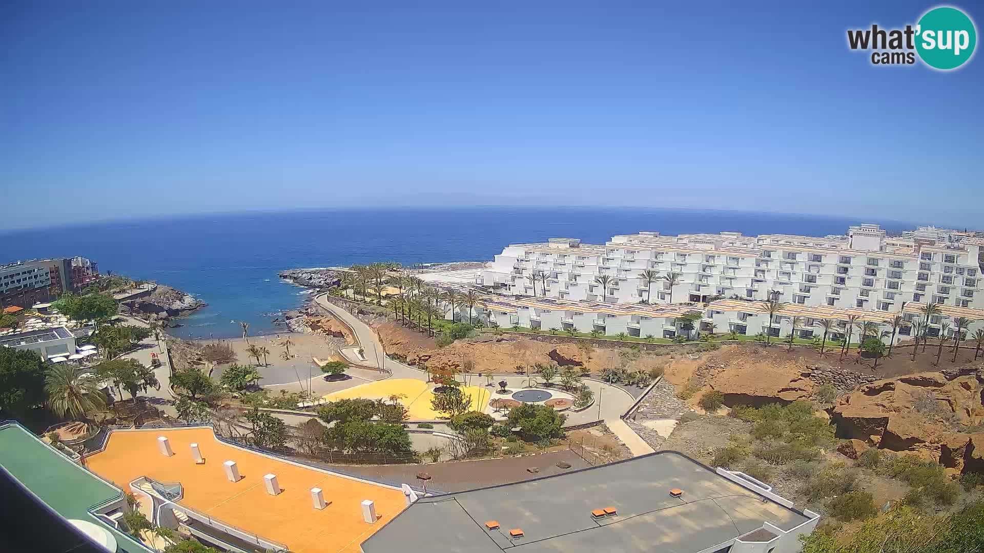 Web kamera uživo Playa de Las Galgas – Playa Paraiso – otok La Gomera – Costa Adeje – Tenerife