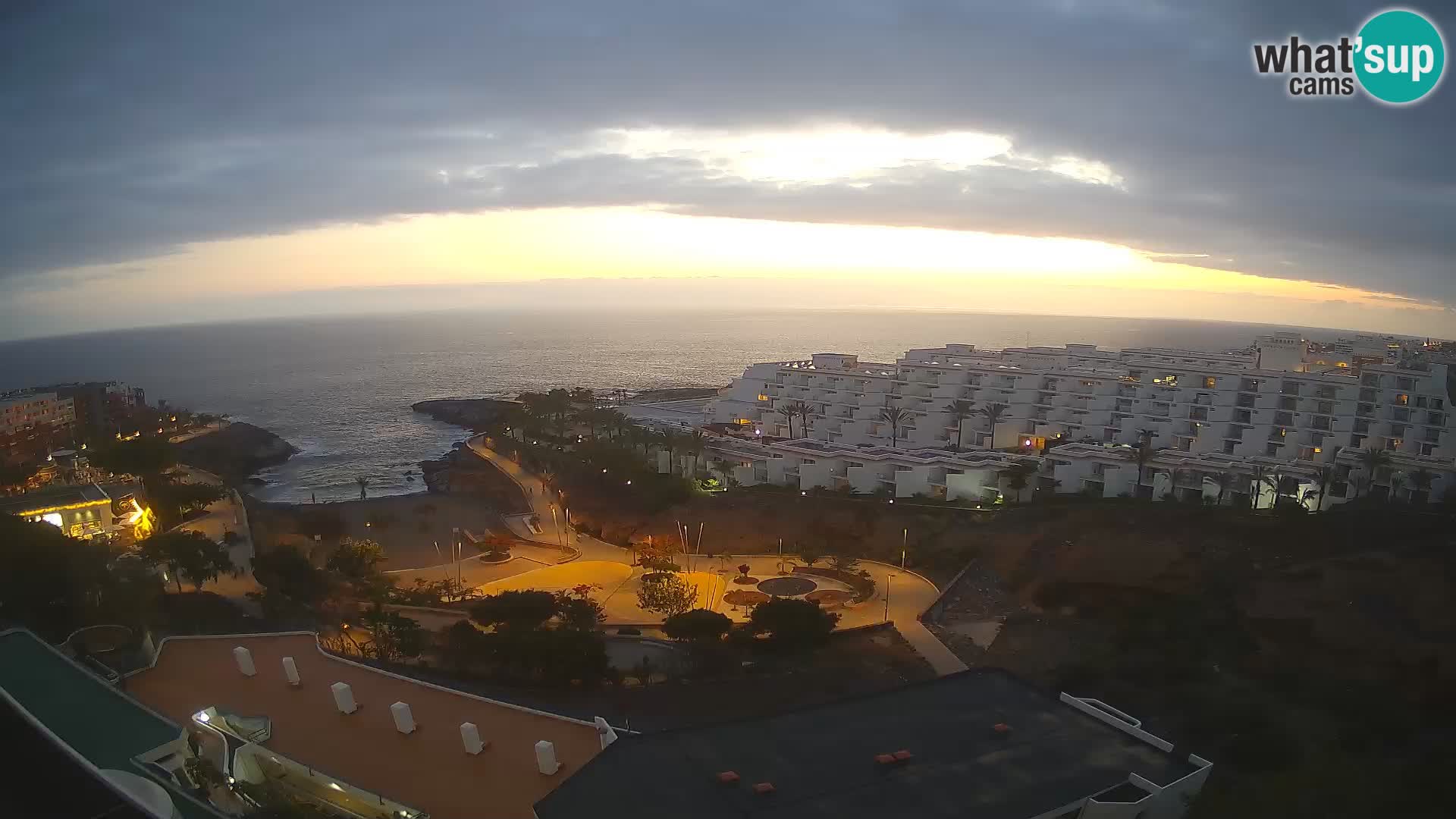 Live webcam Playa de Las Galgas – Playa Paraiso – La Gomera island – Adeje – Tenerife