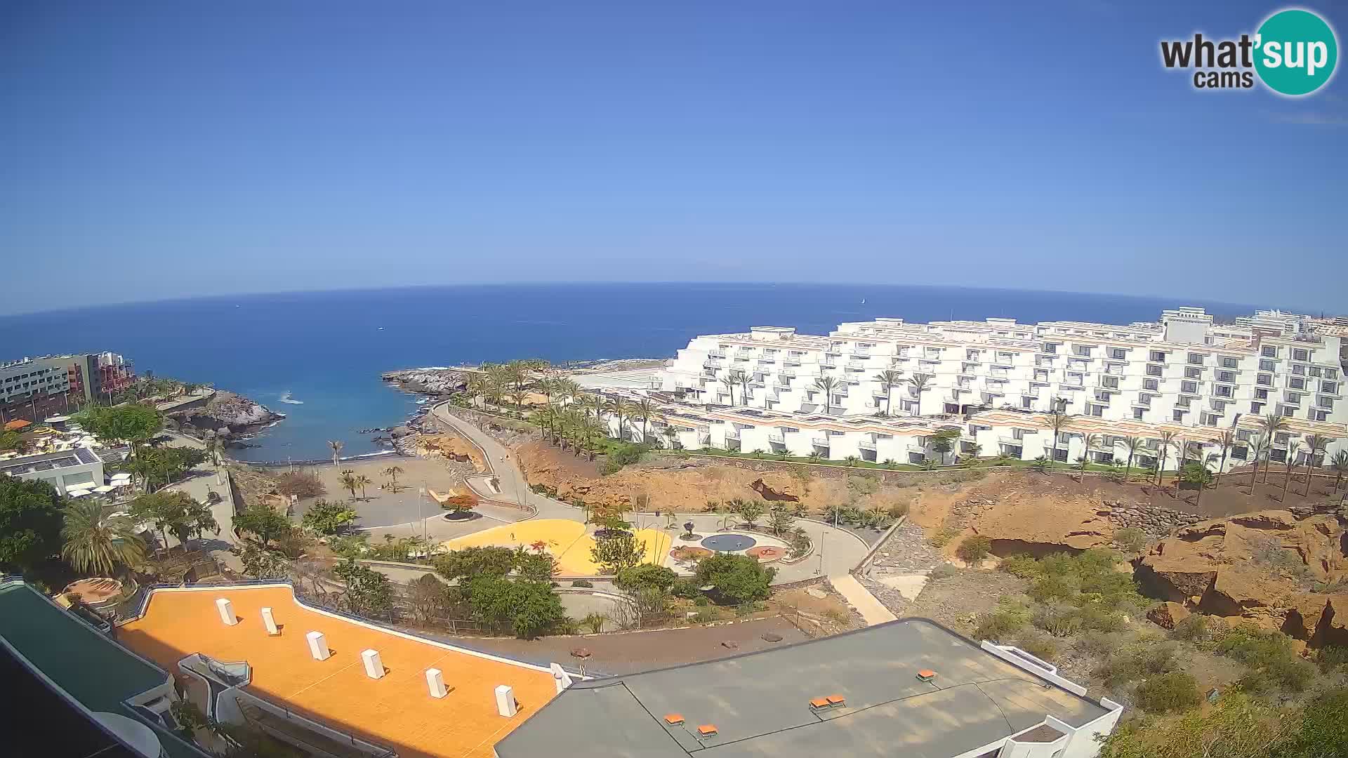Web kamera uživo Playa de Las Galgas – Playa Paraiso – otok La Gomera – Costa Adeje – Tenerife