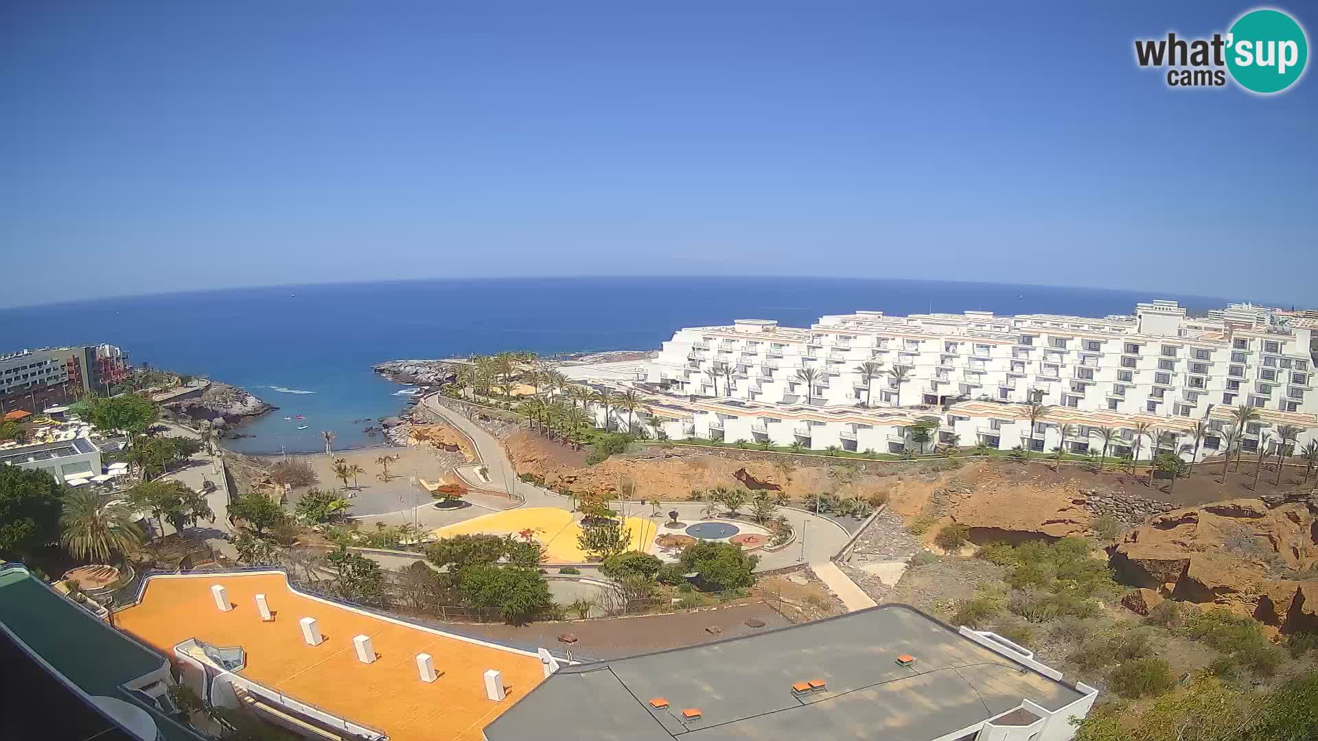 Webcam en direct Playa de Las Galgas – Playa Paraiso – île de La Gomera – Costa Adeje – Tenerife