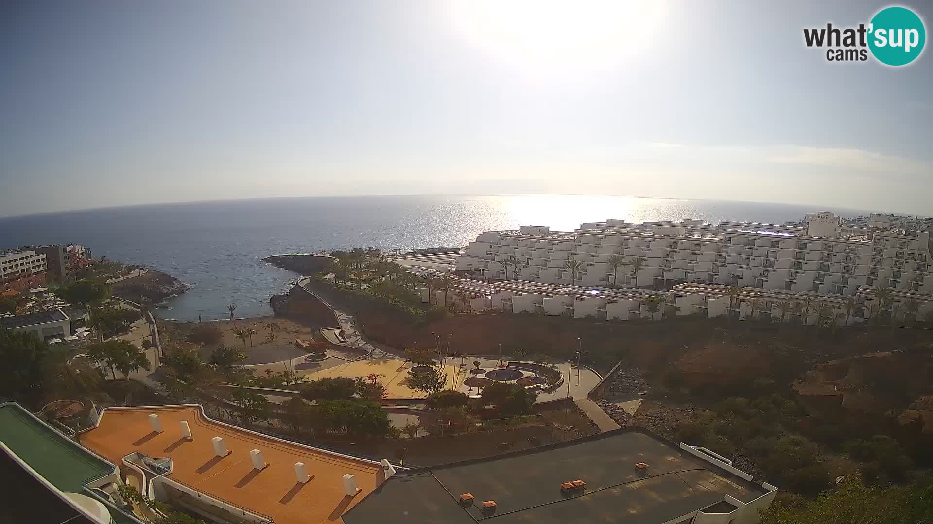 Live webcam Playa de Las Galgas – Playa Paraiso – La Gomera island – Adeje – Tenerife