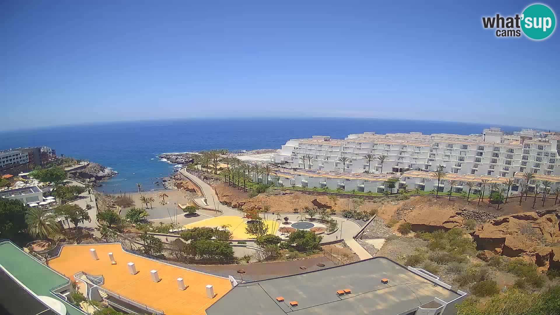 Web kamera uživo Playa de Las Galgas – Playa Paraiso – otok La Gomera – Costa Adeje – Tenerife