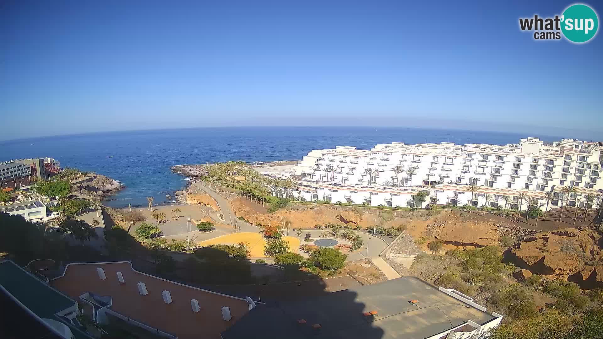 Web kamera uživo Playa de Las Galgas – Playa Paraiso – otok La Gomera – Costa Adeje – Tenerife