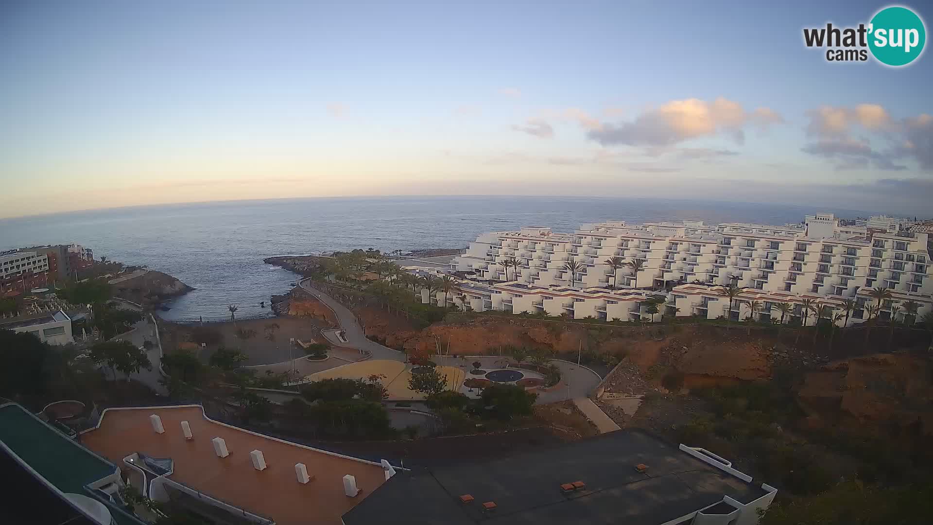 Live webcam Playa de Las Galgas – Playa Paraiso – La Gomera island – Adeje – Tenerife