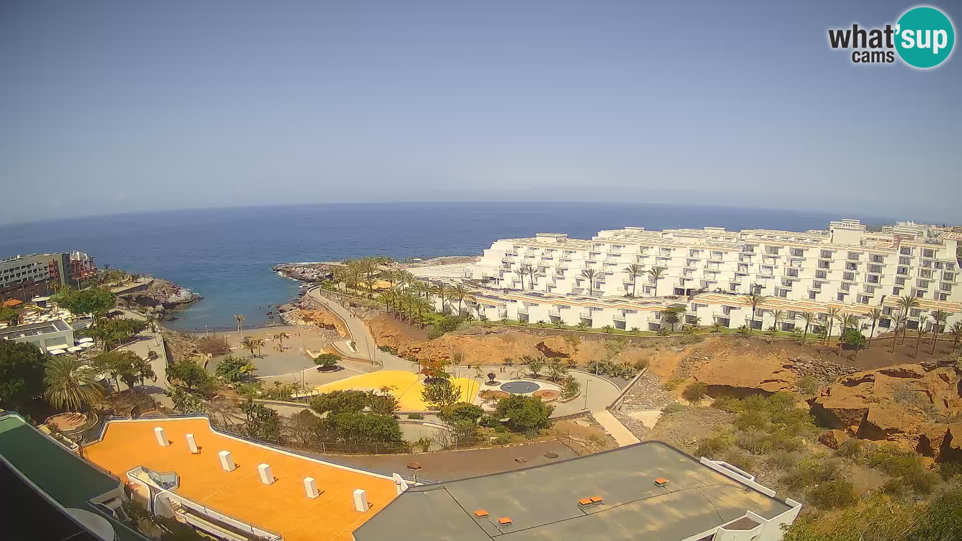 Webcam en direct Playa de Las Galgas – Playa Paraiso – île de La Gomera – Costa Adeje – Tenerife
