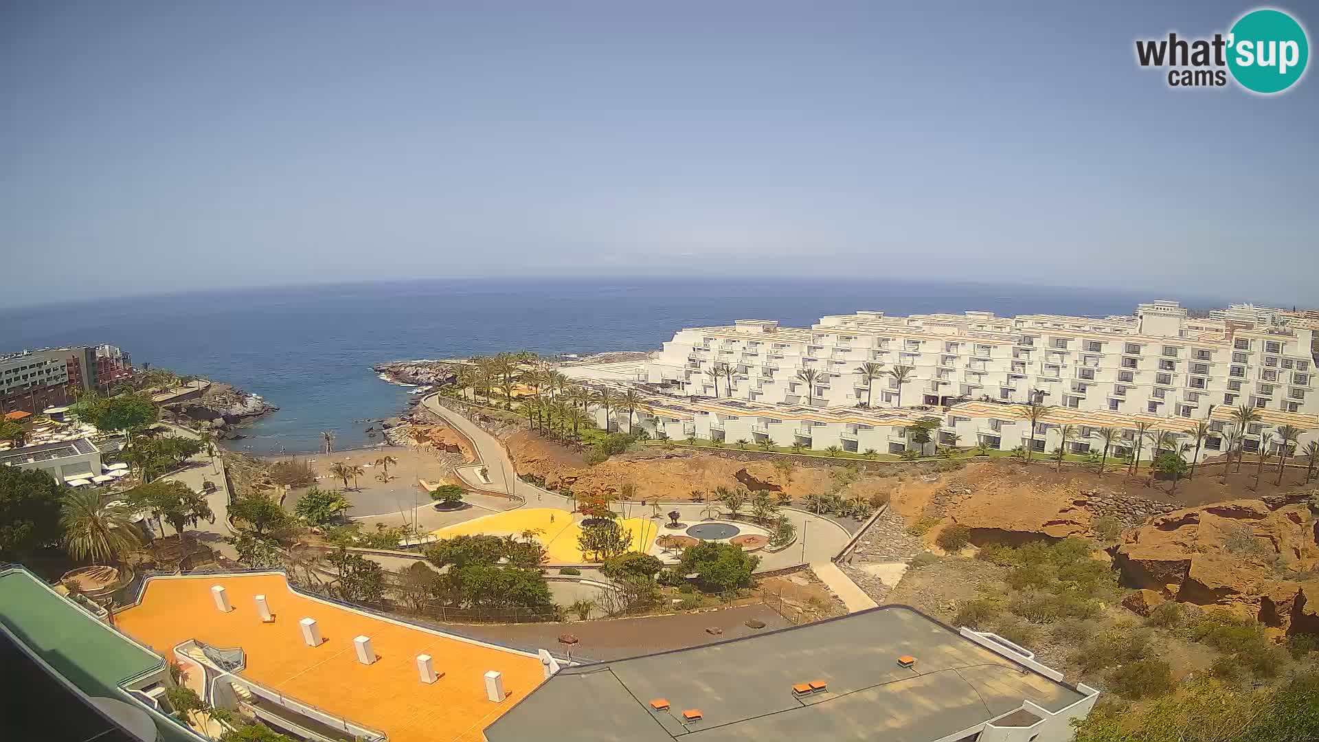 Webcam en direct Playa de Las Galgas – Playa Paraiso – île de La Gomera – Costa Adeje – Tenerife