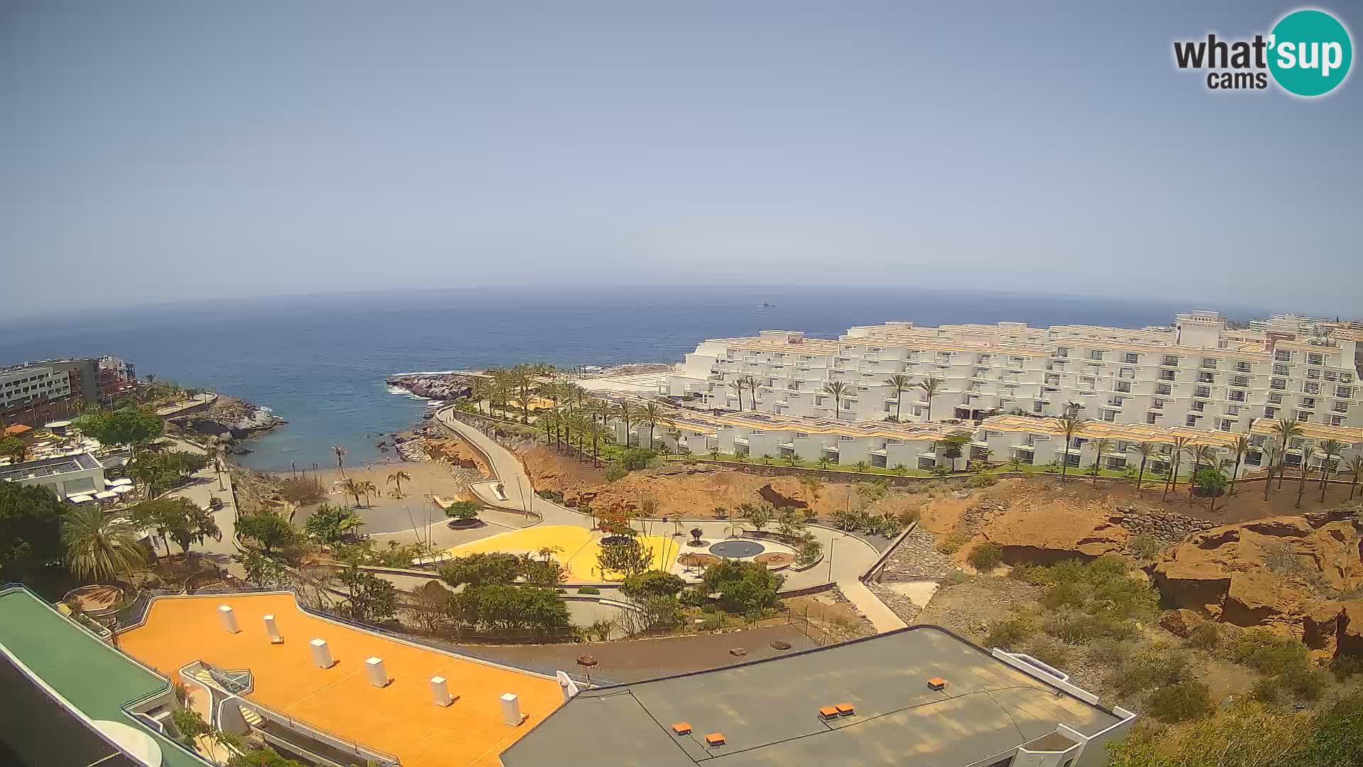 Web kamera uživo Playa de Las Galgas – Playa Paraiso – otok La Gomera – Costa Adeje – Tenerife
