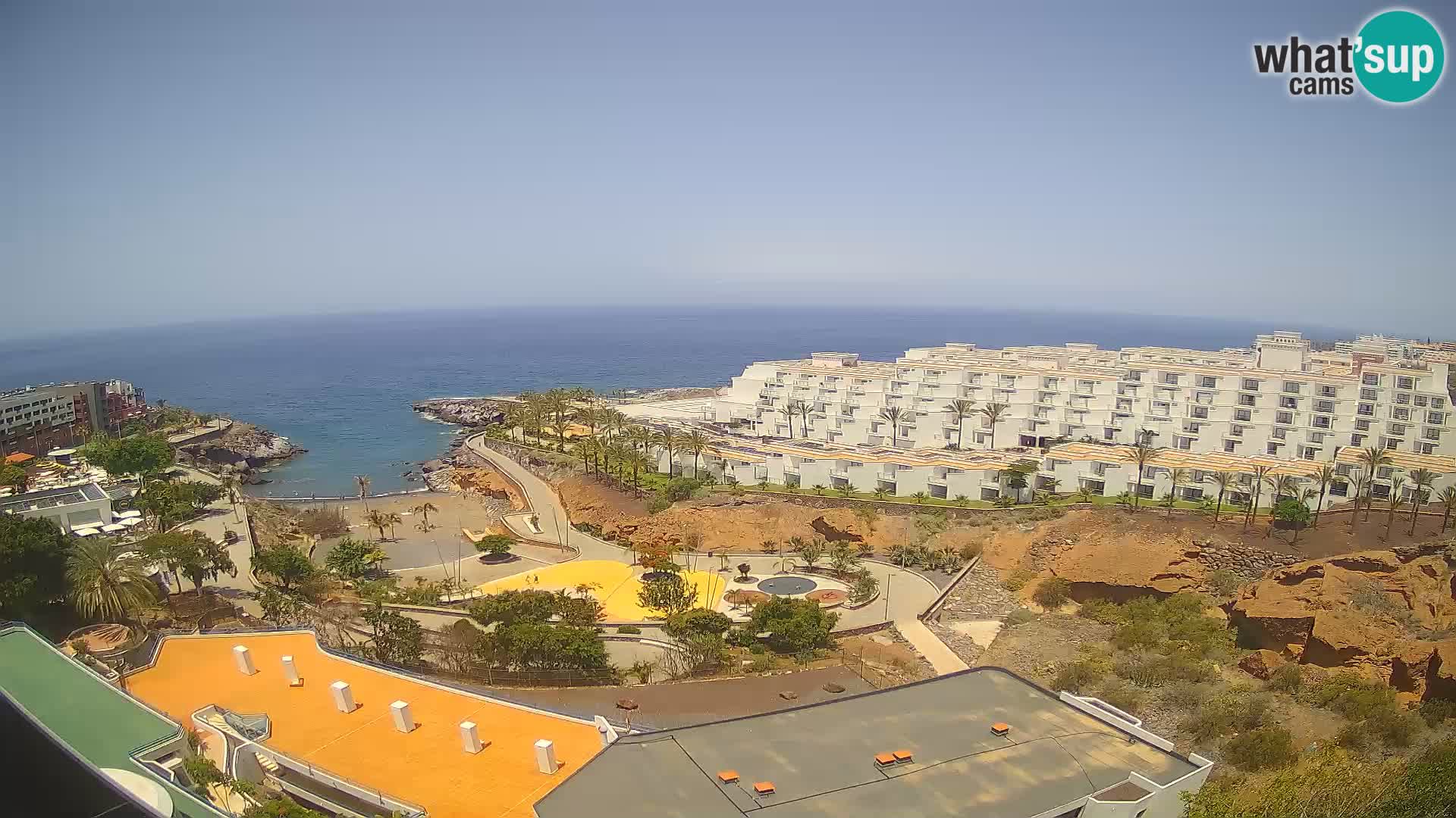 Webcam en direct Playa de Las Galgas – Playa Paraiso – île de La Gomera – Costa Adeje – Tenerife