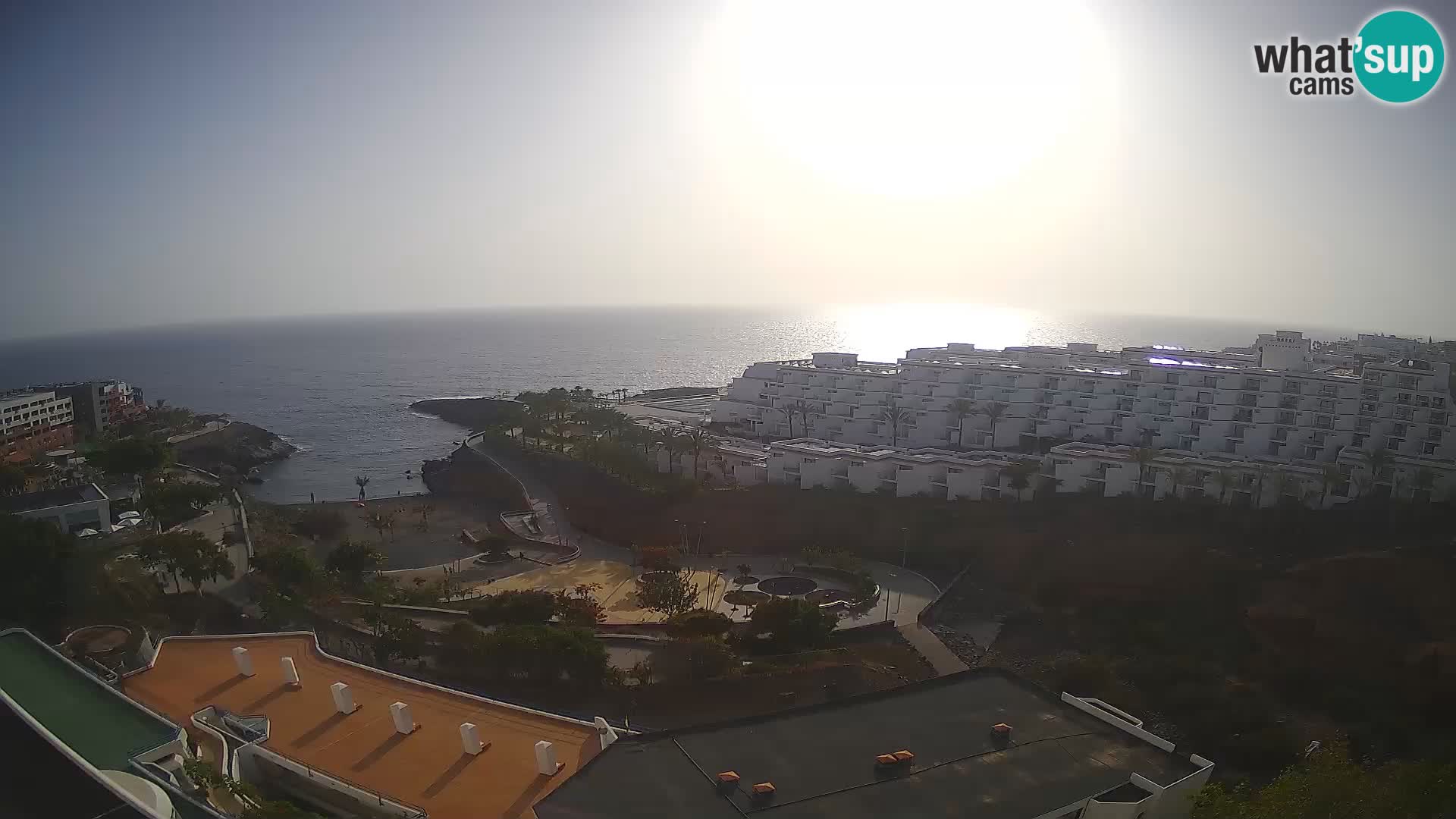 Spletna kamera v živo Las Galgas plaža – Playa Paraiso – otok La Gomera – Costa Adeje – Tenerife