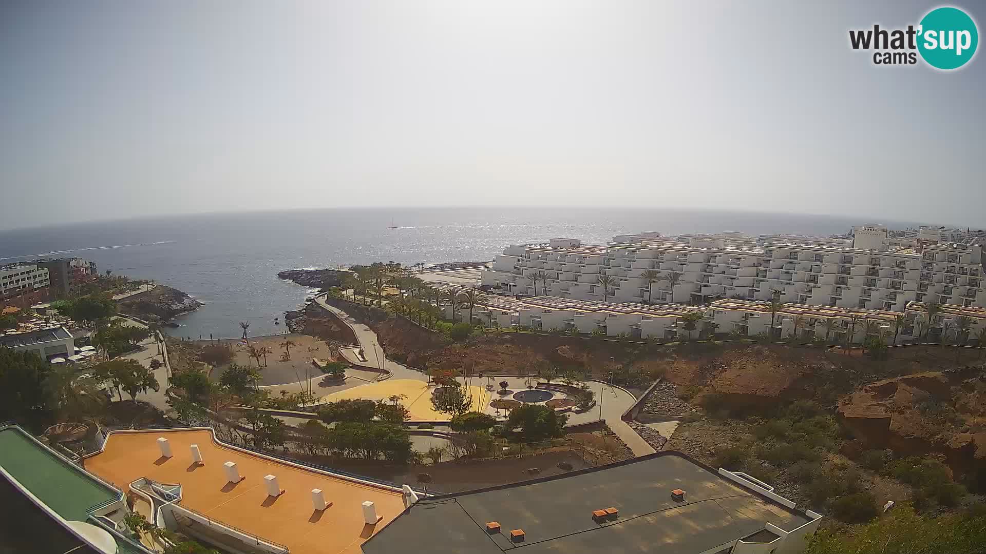 Spletna kamera v živo Las Galgas plaža – Playa Paraiso – otok La Gomera – Costa Adeje – Tenerife