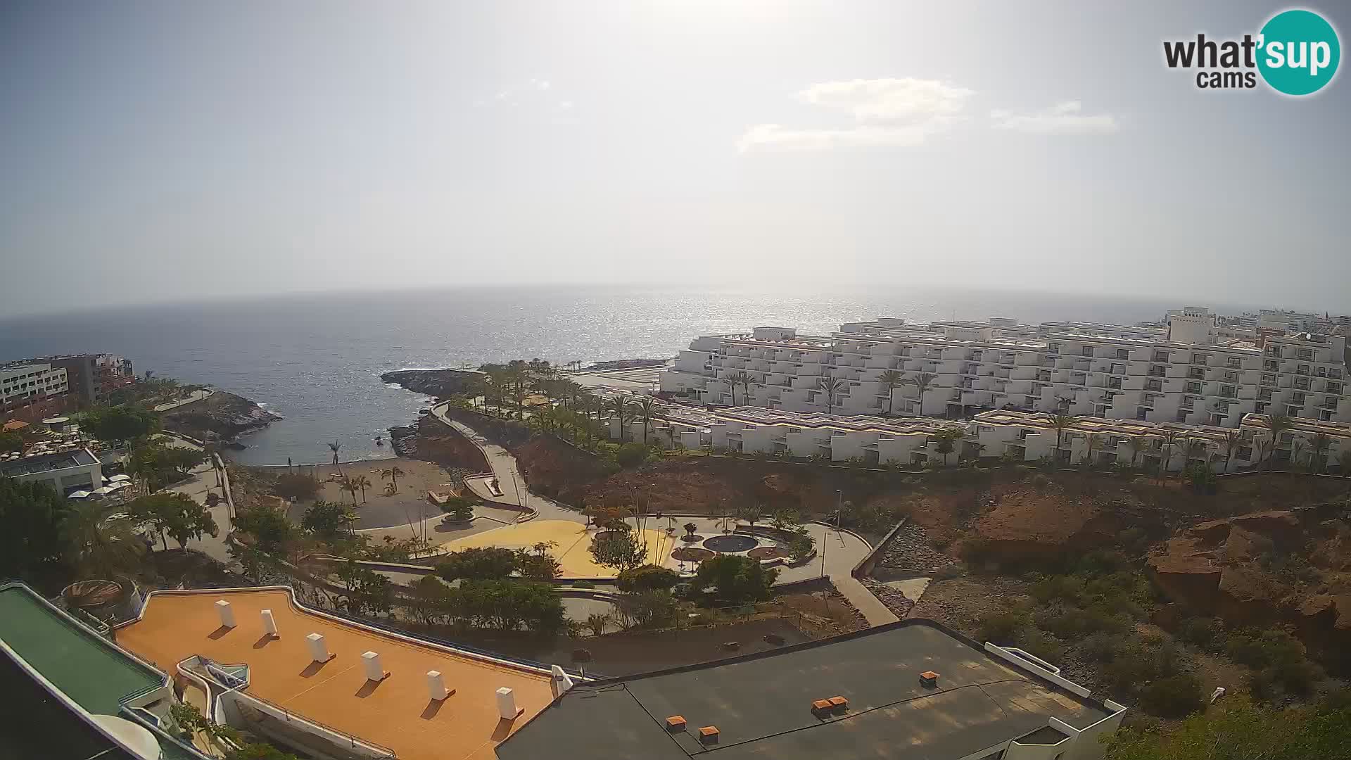 Live webcam Playa de Las Galgas – Playa Paraiso – La Gomera island – Adeje – Tenerife