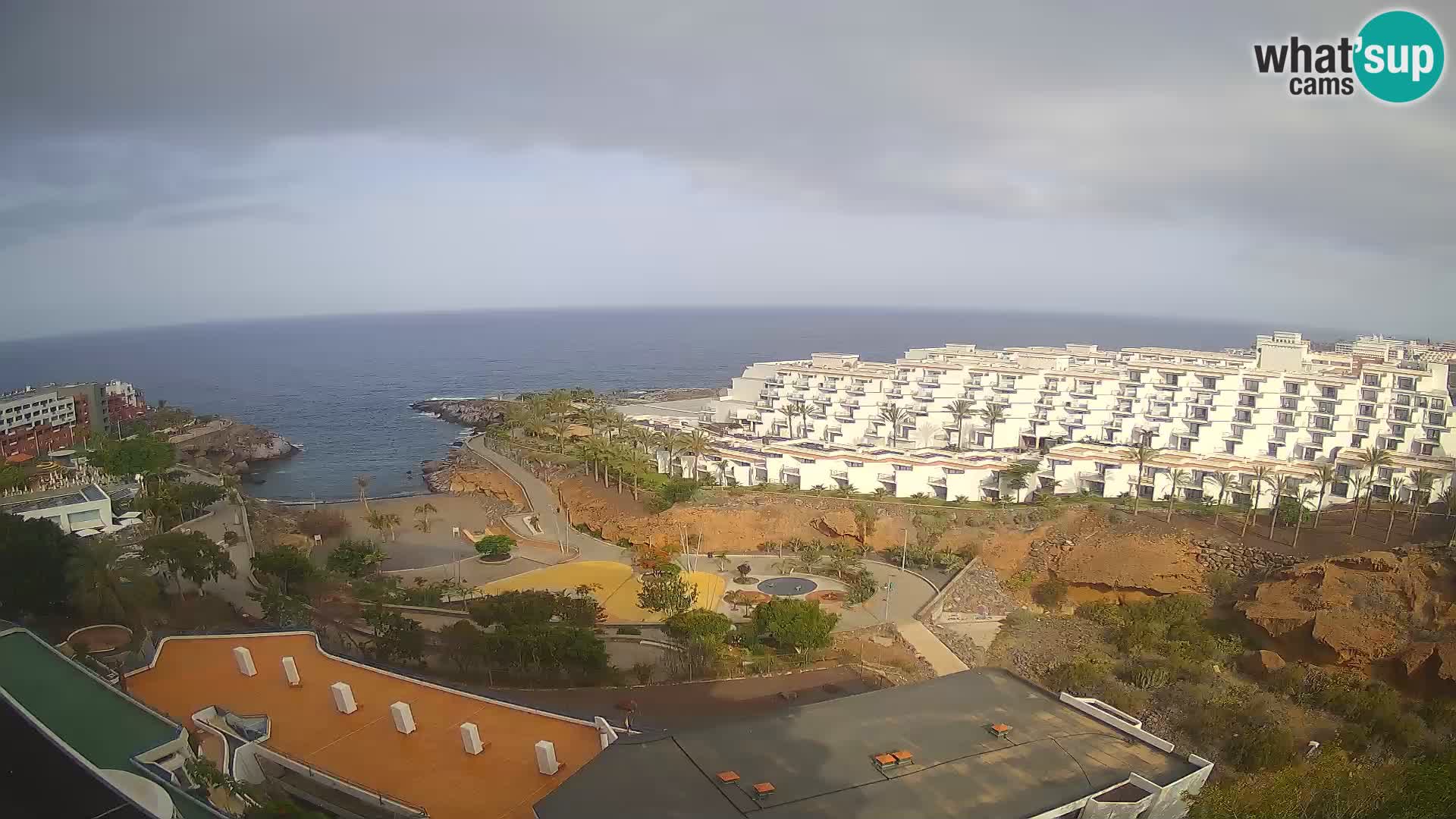 Spletna kamera v živo Las Galgas plaža – Playa Paraiso – otok La Gomera – Costa Adeje – Tenerife