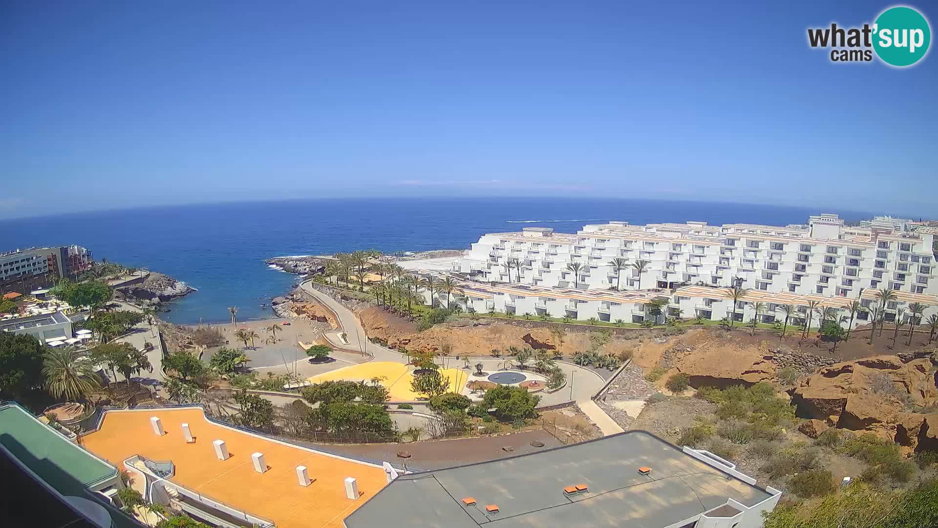 Webcam en vivo Playa de Las Galgas – Playa Paraíso – Isla de La Gomera – Costa Adeje – Tenerife