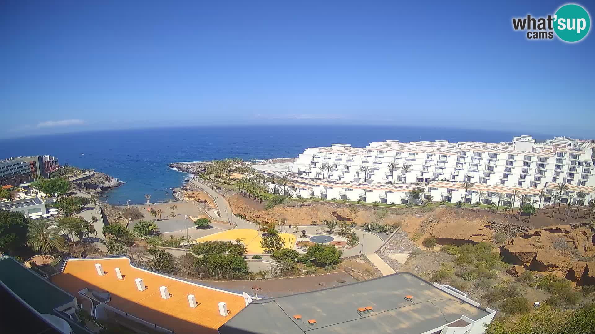 Webcam en vivo Playa de Las Galgas – Playa Paraíso – Isla de La Gomera – Costa Adeje – Tenerife