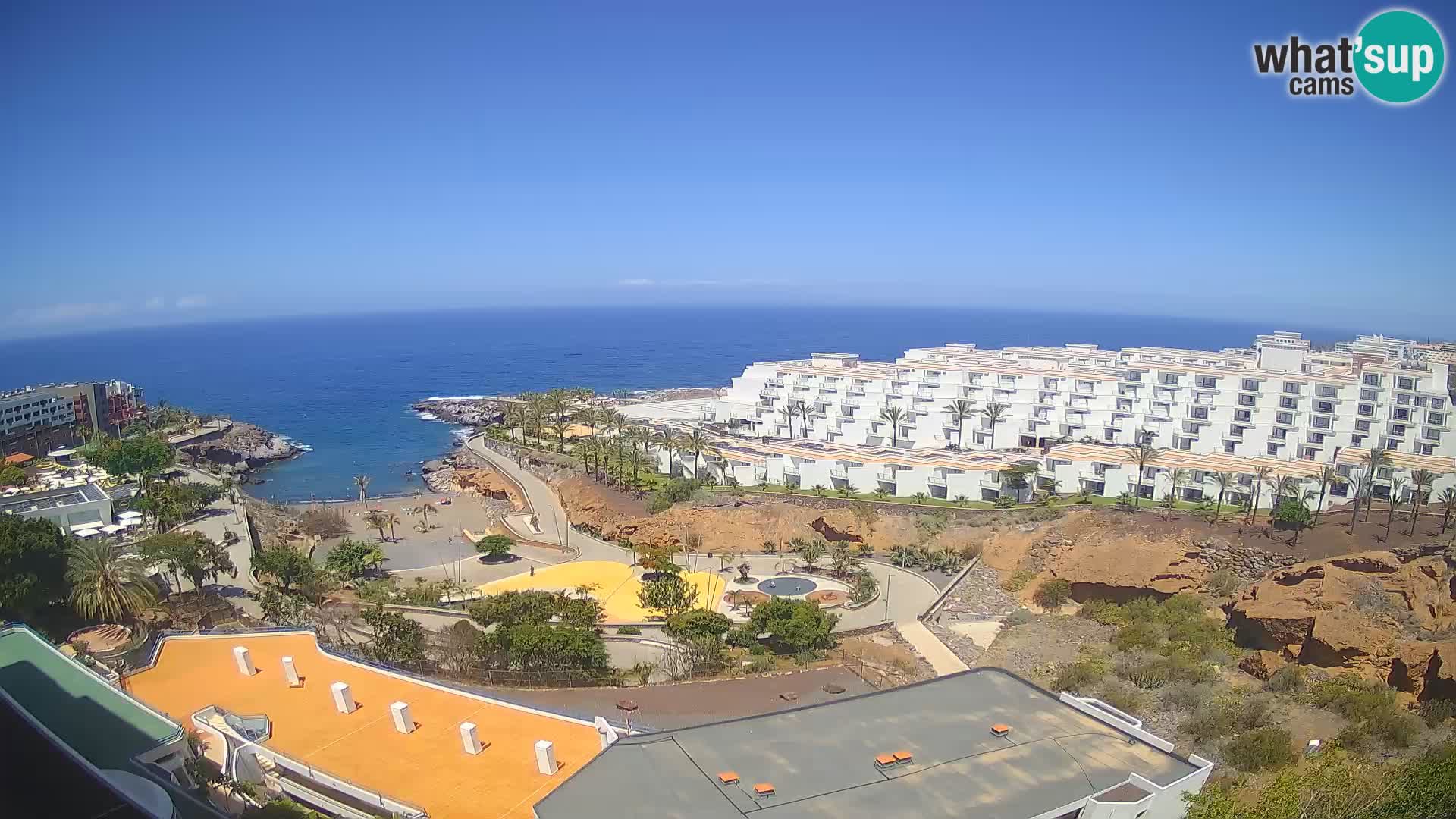 Web kamera uživo Playa de Las Galgas – Playa Paraiso – otok La Gomera – Costa Adeje – Tenerife