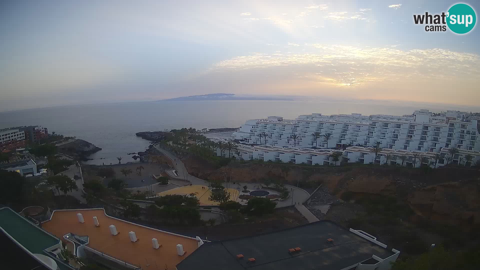Web kamera uživo Playa de Las Galgas – Playa Paraiso – otok La Gomera – Costa Adeje – Tenerife